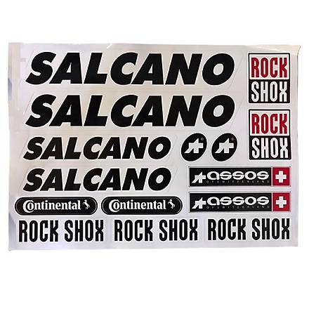 Salcano Sticker Seti Siyah 