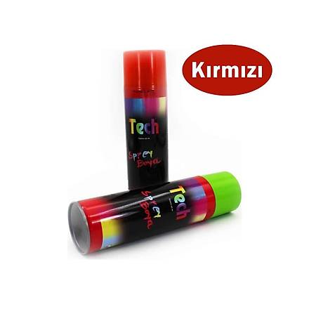 Tech Sprey Boya 170 Gr (Mavi-Krmz-Siyah-Beyaz)