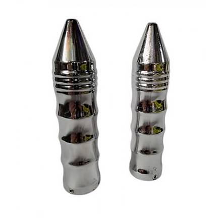 Yeni Model Nikel 4 Parmak Sivri Elcik PVC (Gaz Borusu Dahil)