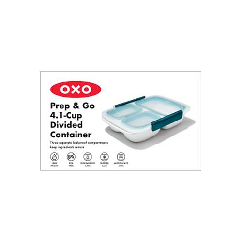 OXO GG Prep & Go 3 B�lmeli S�zd�rmaz Saklama Kab�