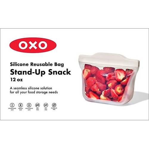 OXO GG Silikon Yeniden Kullan�labilir Po�et - Ayakta Duran At��t�rmal�k (335 mL)