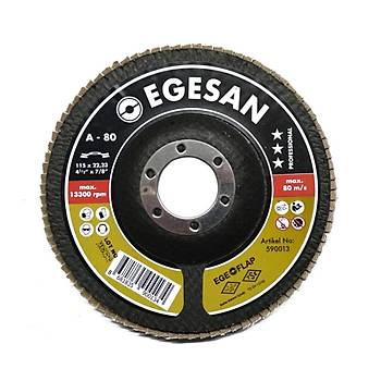 Egesan Flap Disk 80 Kum 115mm Aluminyum Oksit