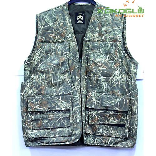 Trk Hunter Yeil-Saz Desenli Avc Yelei
