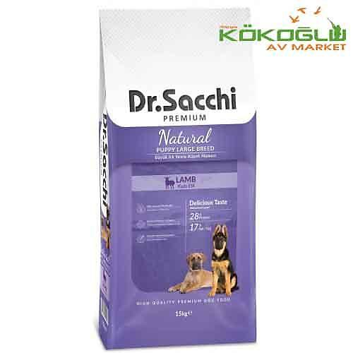  Dr. Sacchi Premium Natural Kuzulu Byk Irk Yavru Kpek Mamas 15kg