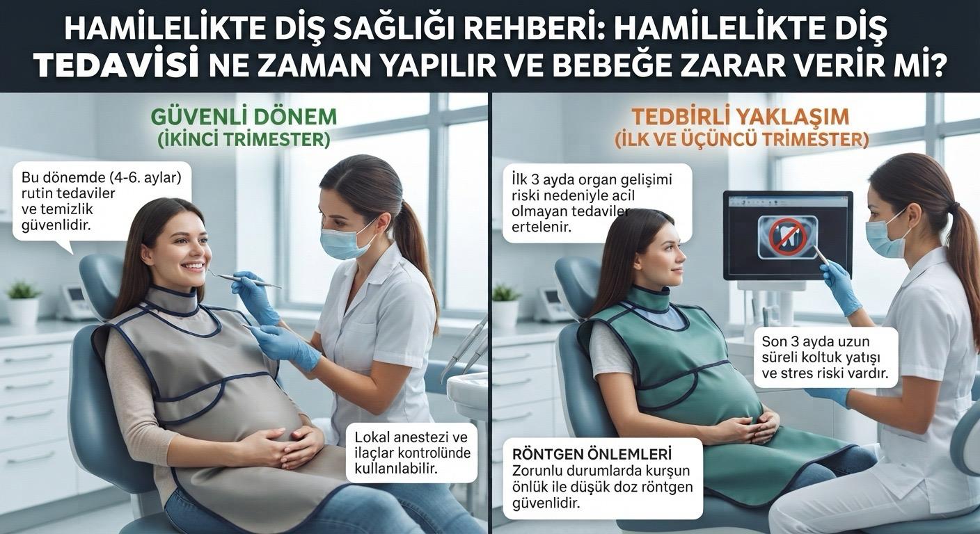 Hamilelikte Di� Sa�l��� ve Tedavi S�reci