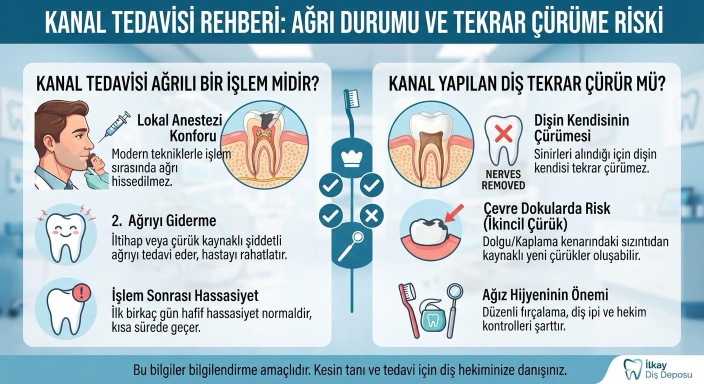 Kanal Tedavisi Rehberi: A�r� Durumu ve Tekrar ��r�me Riski