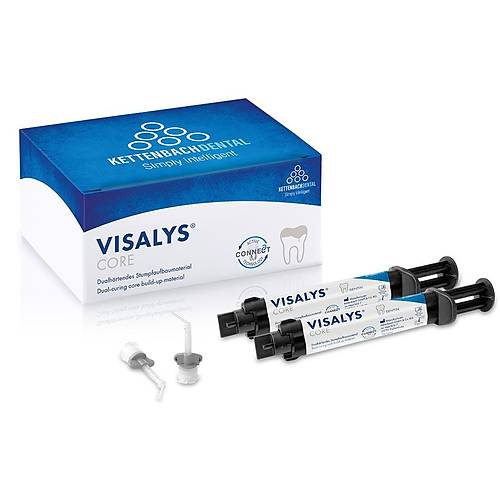 Kettenbach Visalys Core Kor Yap�m Kompoziti 2x5ml (9g) �ift ��r�nga (Dentin)