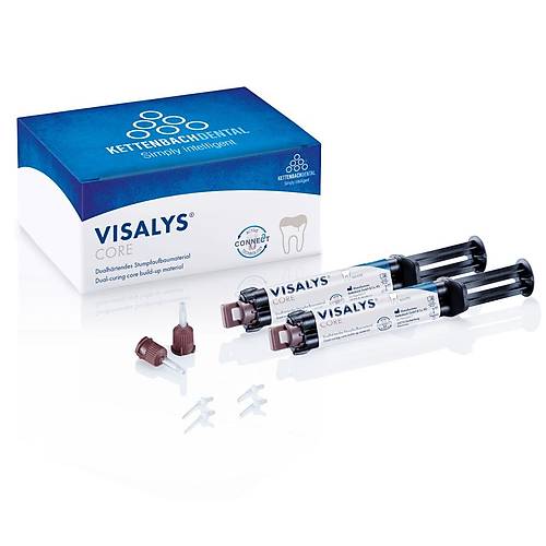 Kettenbach Visalys Core Kor Yap�m Kompoziti 2x5ml (9g) �ift ��r�nga (Dentin)