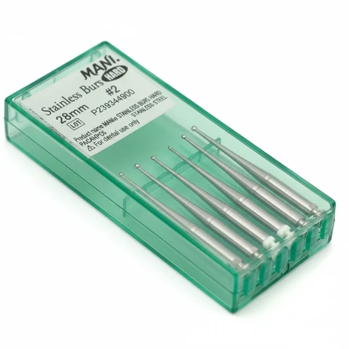 MANI Stainless Burs HARD 28MM (6LI)