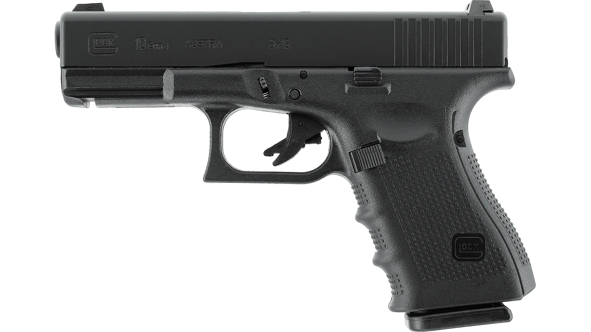 Glock 19 Gen4 Blowback Airsoft Havalı Tabanca (Green Gas)