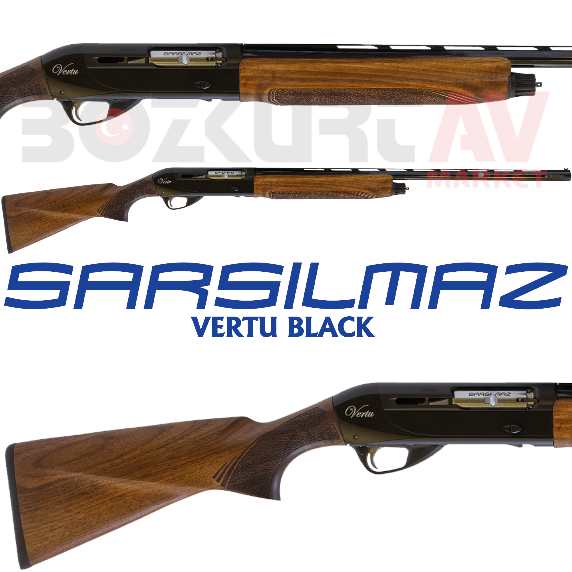 Sarsılmaz Vertu Black Otomatik Av Tüfeği