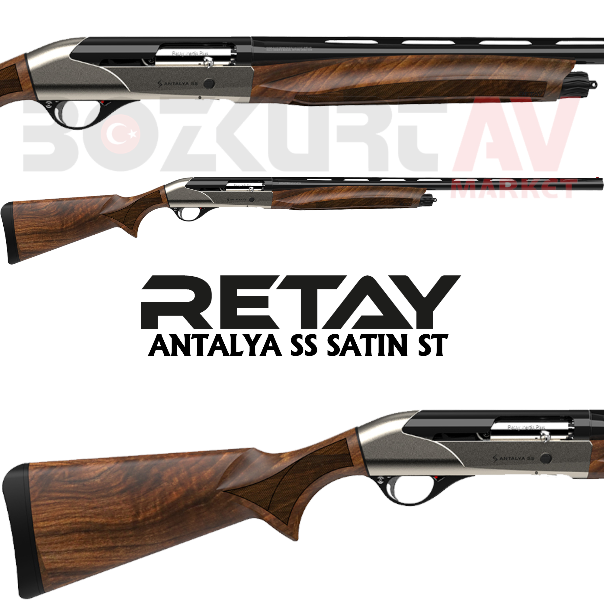 Retay Arms Antalya SS Satin ST Otomatik Av Tüfeği