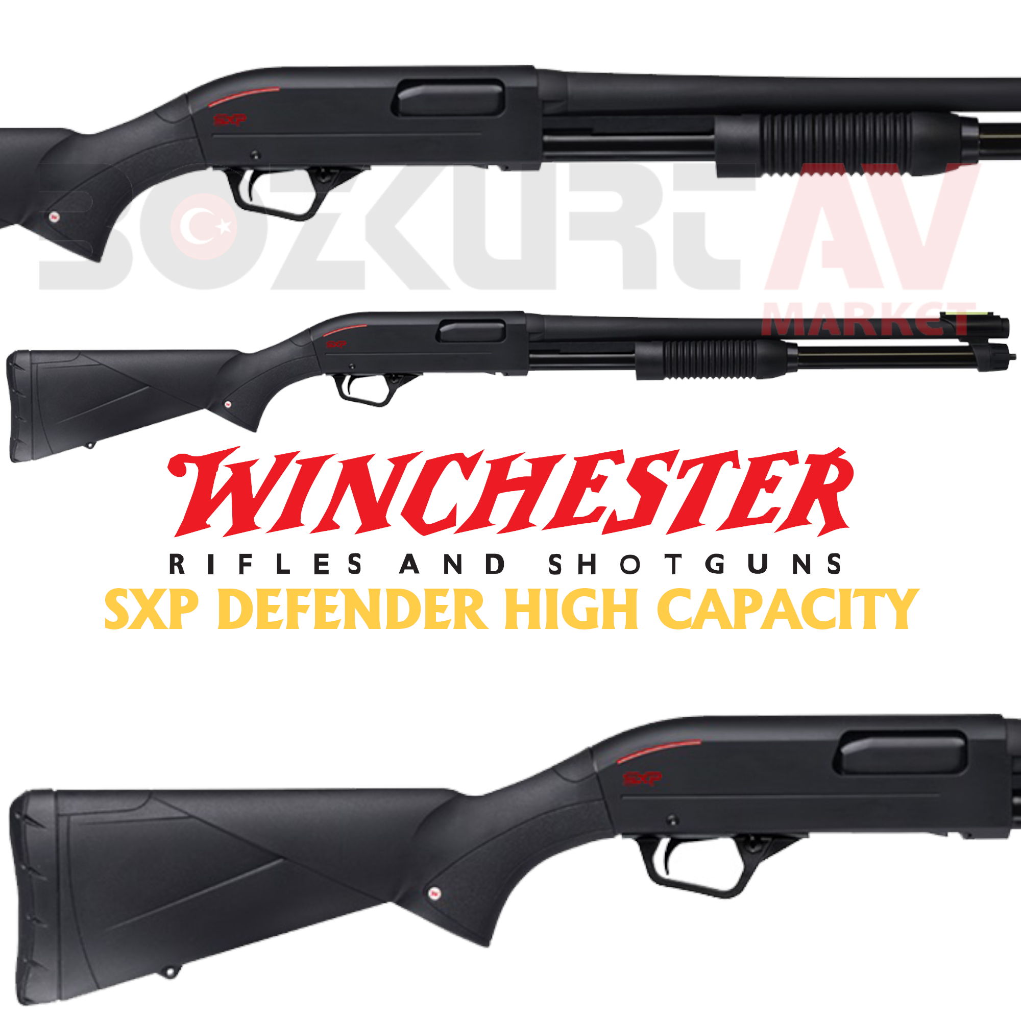 Winchester SXP Defender High Capacity Pompalı Av Tüfeği