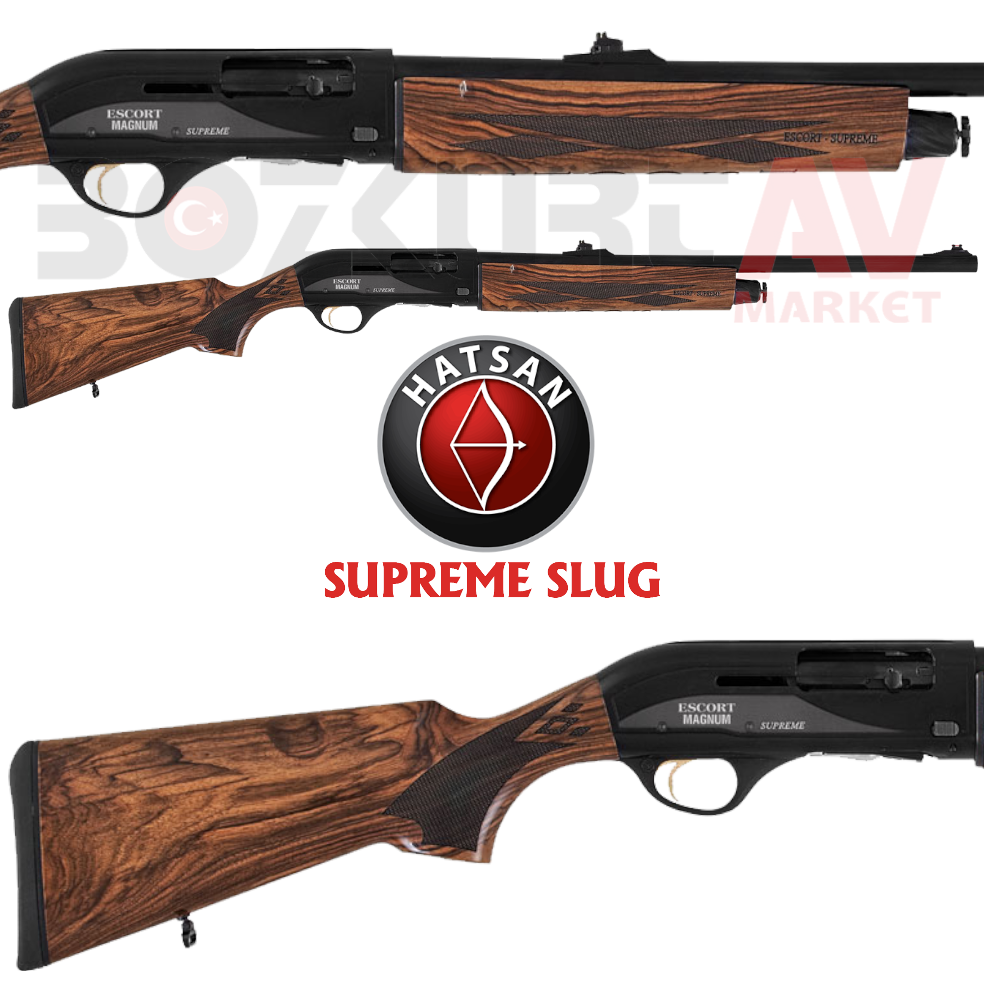 Hatsan Escort Magnum Supreme Slug Otomatik Av Tüfeği