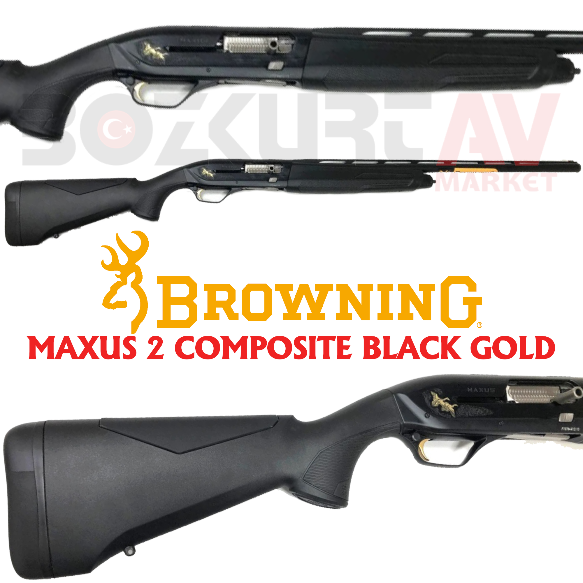 Browning Maxus 2 Black Gold Composite Otomatik Av Tüfeği
