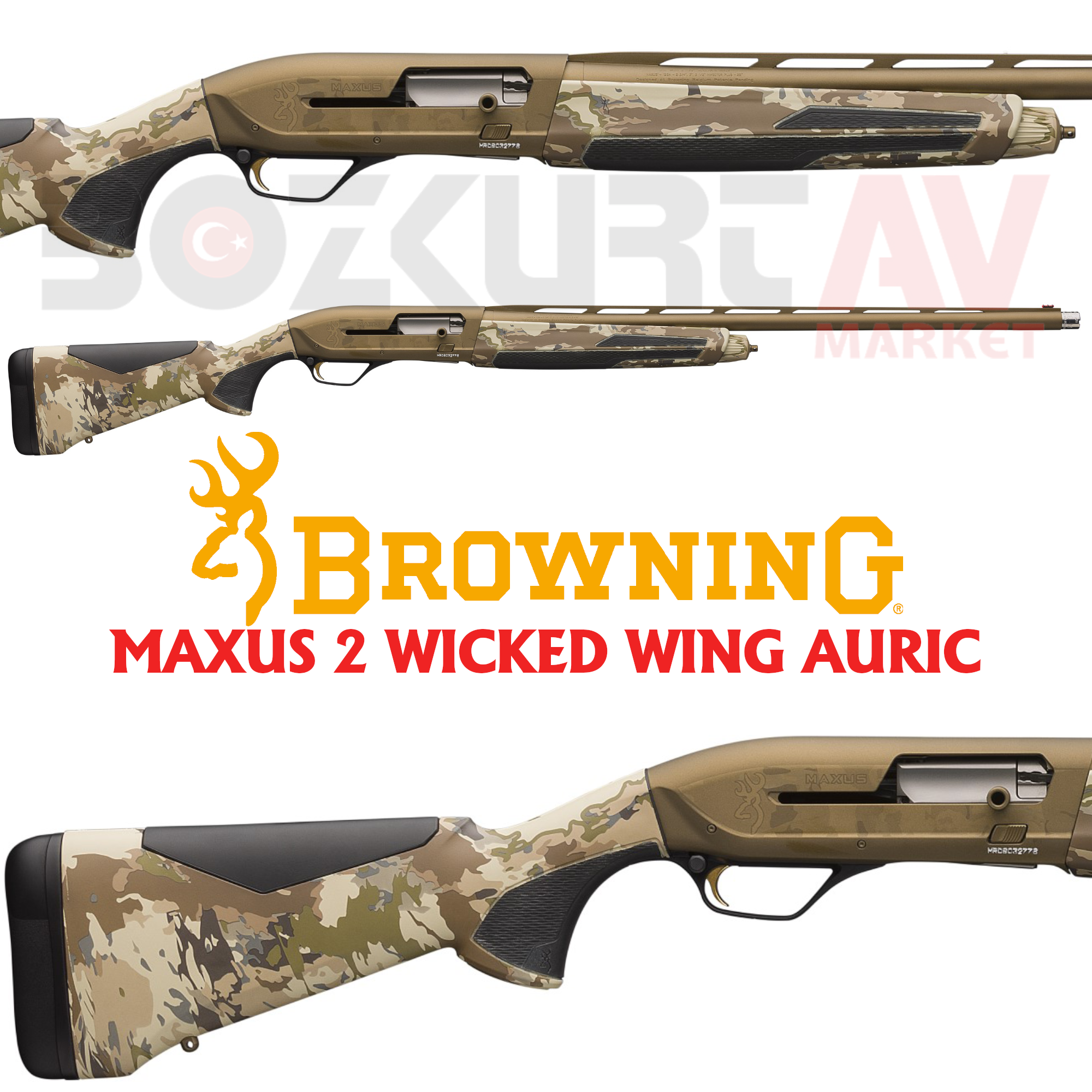Browning Maxus 2 Wicked Wing Auric Otomatik Av Tüfeği