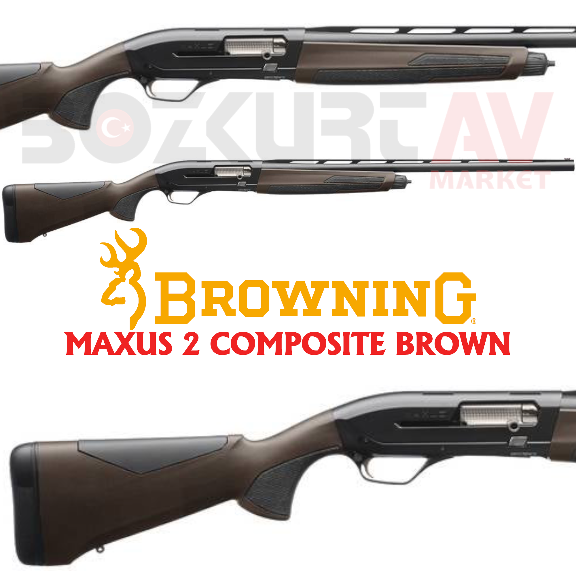 Browning Maxus 2 Composite Brown Otomatik Av Tüfeği