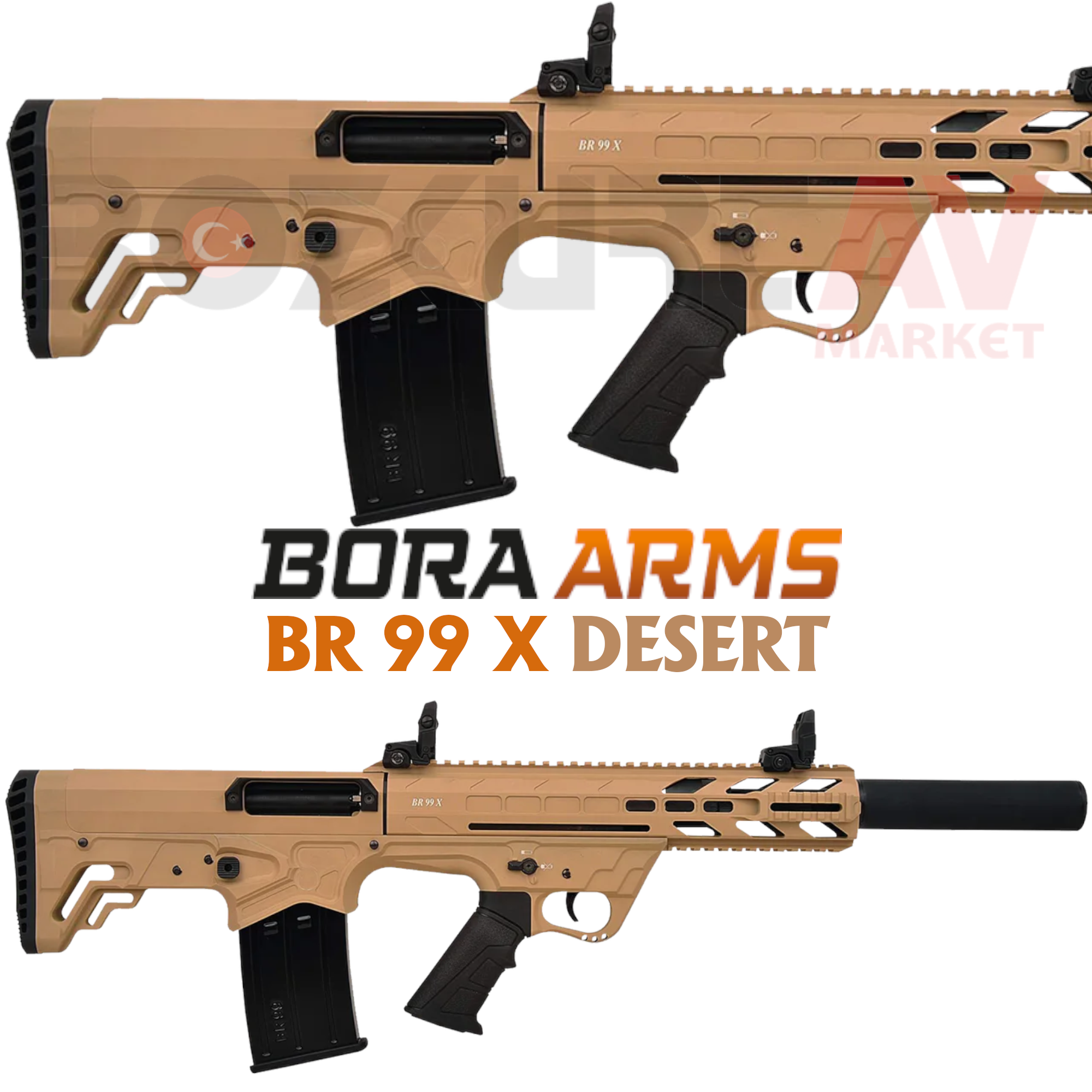 Bora Arms BR 99 X Bullpup Desert Otomatik Av Tüfeği