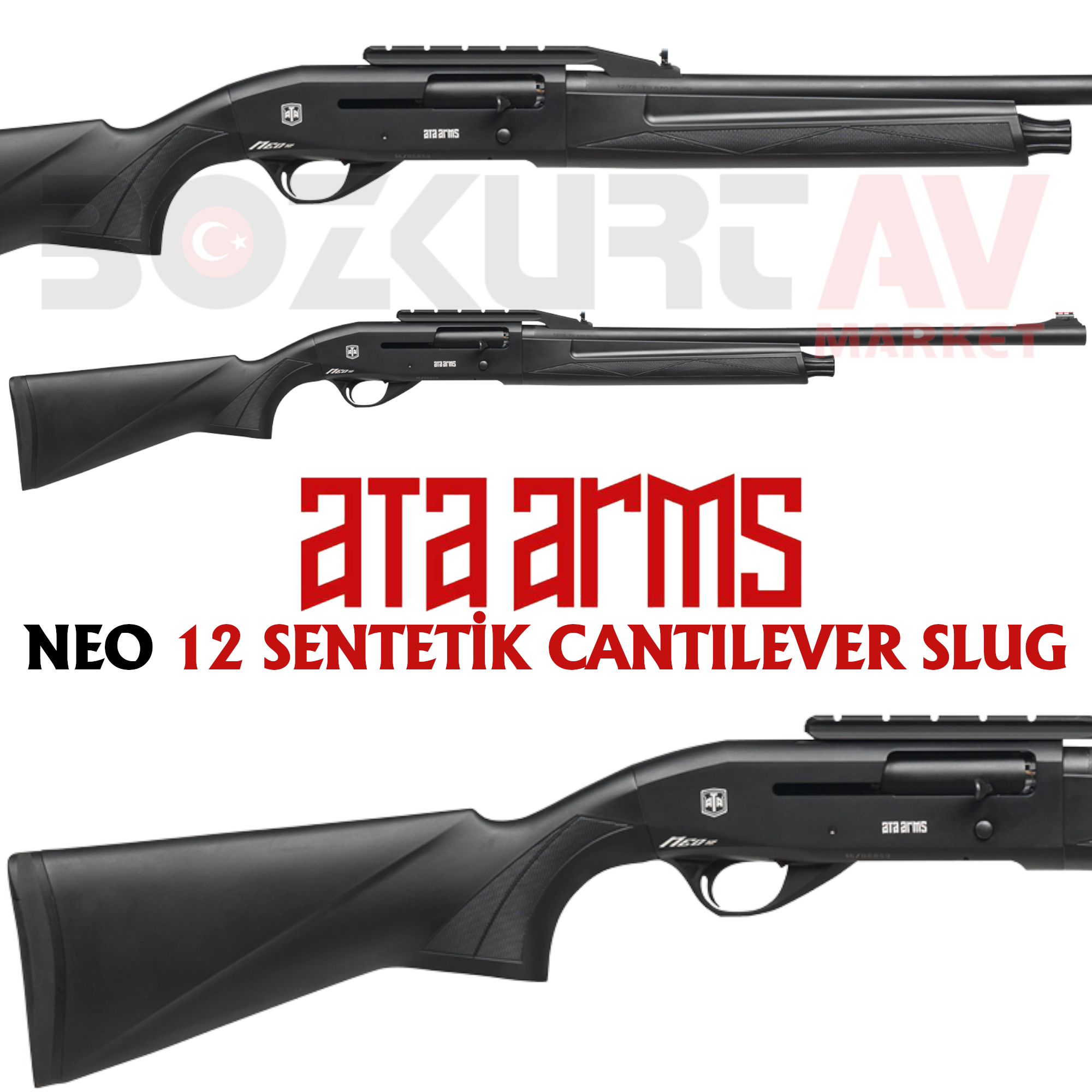 En ucuz Ata Arms Neo 12 Sentetik Cantilever Slug Otomatik Av