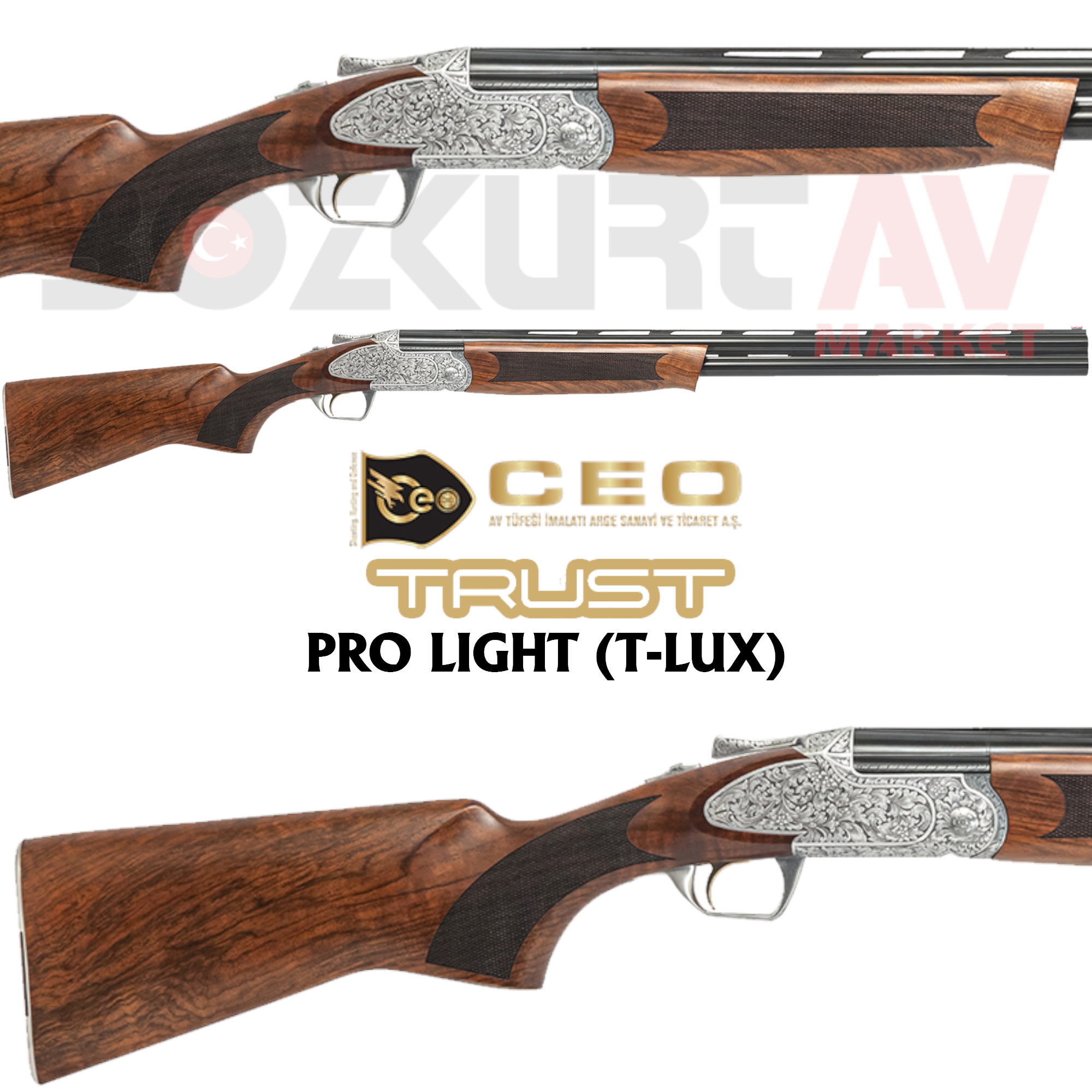 Ceo Trust Pro Light T Lux Gravür (Kapaklı) Süperpoze Av Tüfeği