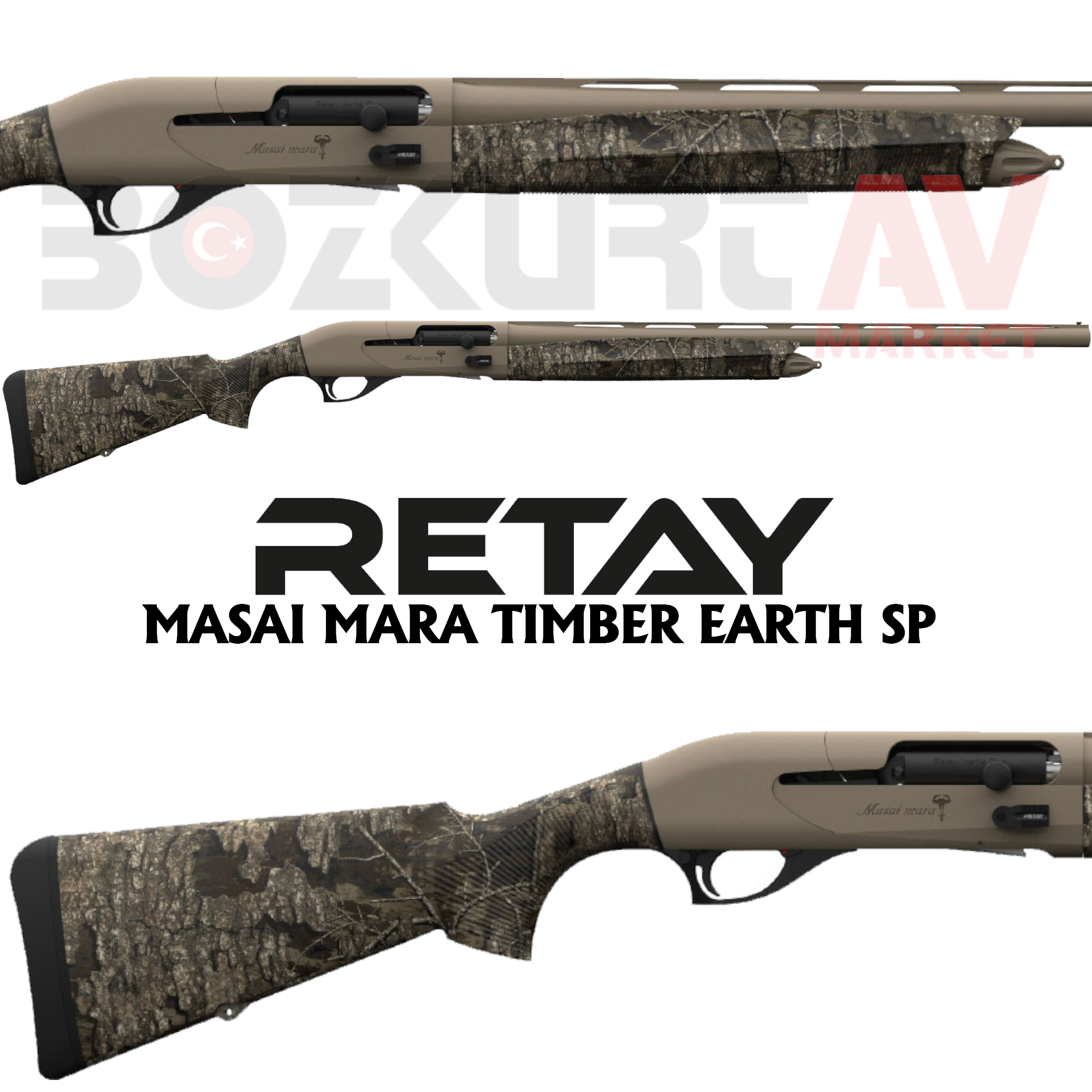 Retay Arms Masai Mara Timber Earth Otomatik Av Tüfeği