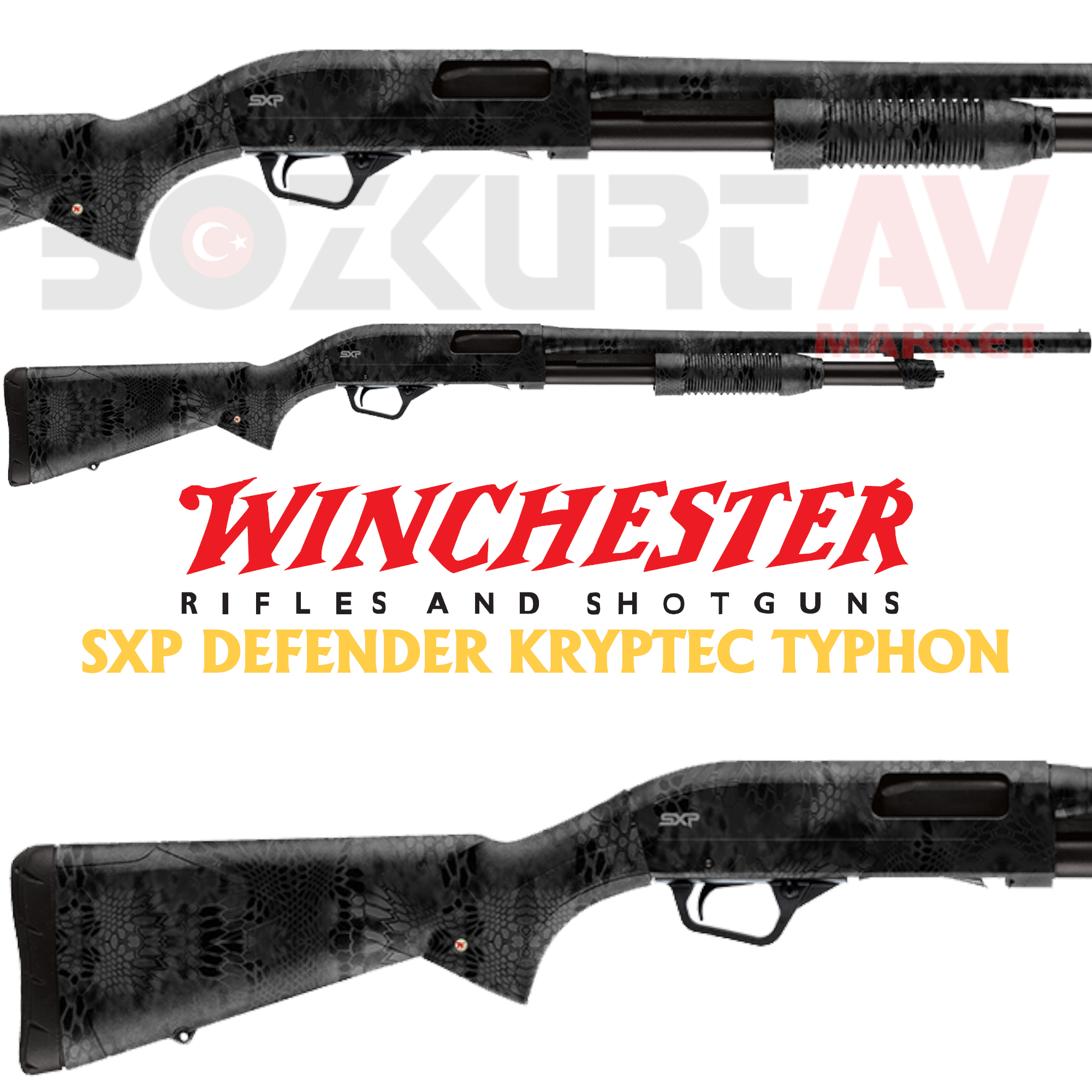 Winchester SXP Defender Kyrptec Typhon Pompalı Av Tüfeği