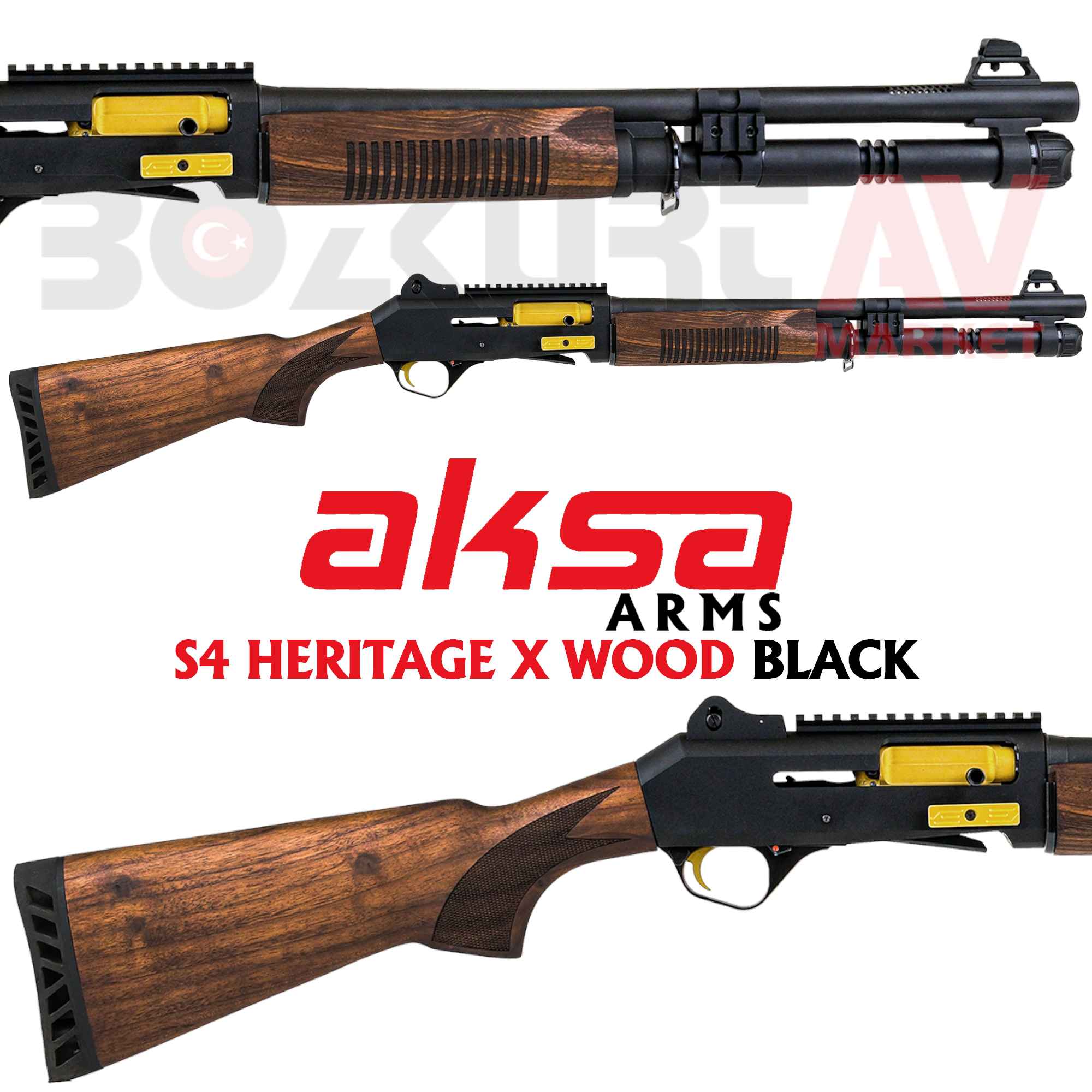 Crossfire Wi S4 Heritage X Wood Black Otomatik Av Tüfeği