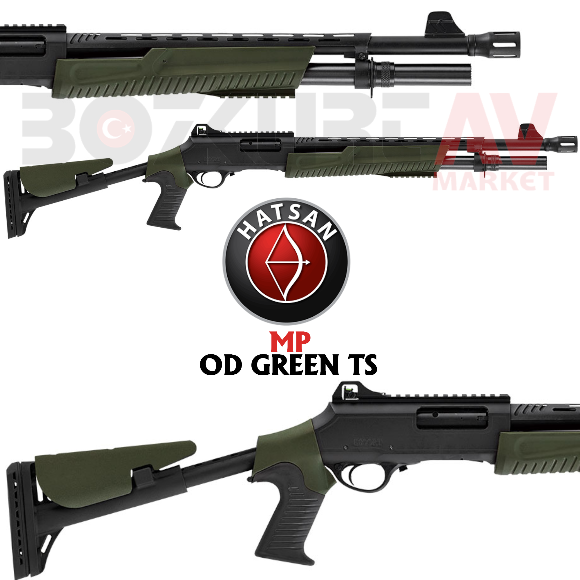 Hatsan Escort Magnum MP OD Green TS Pompalı Av Tüfeği