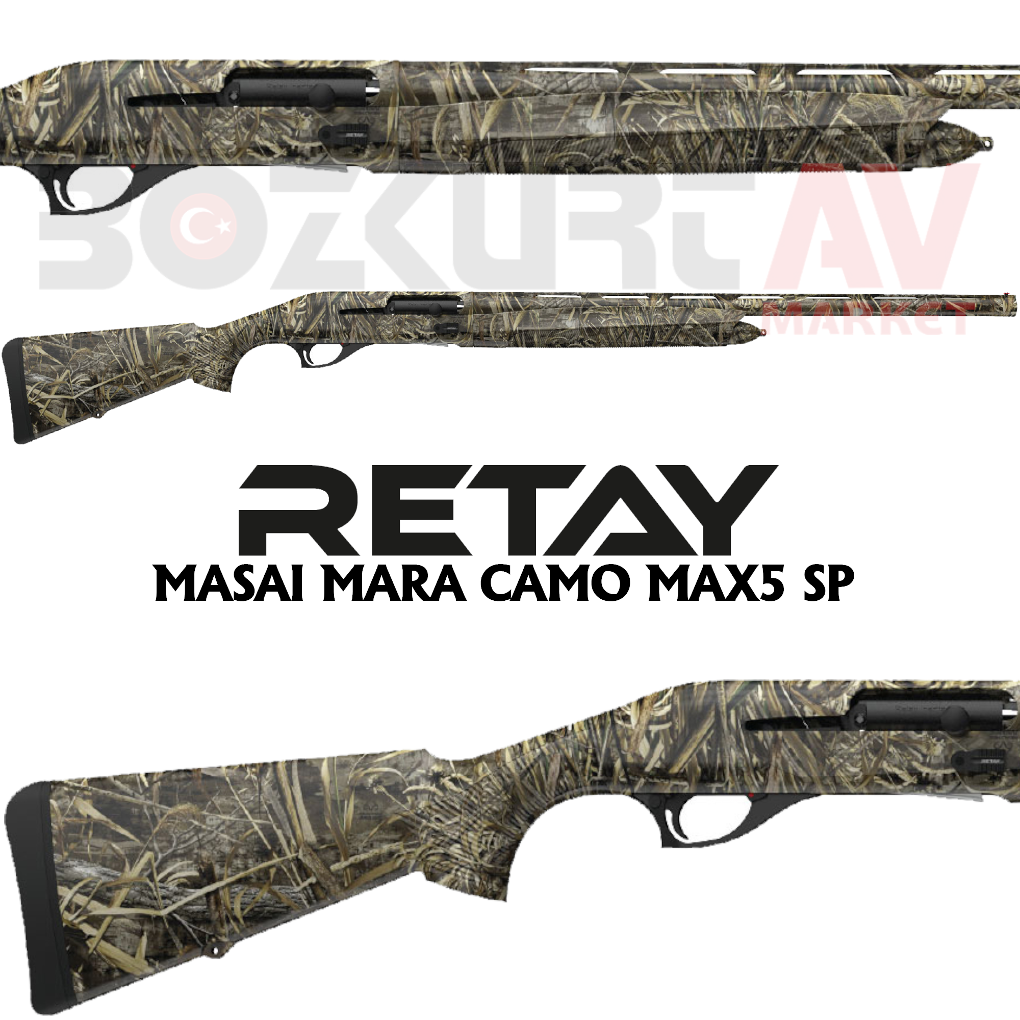 Retay Arms Masai Mara Camo MAX5 SP Otomatik Av Tüfeği