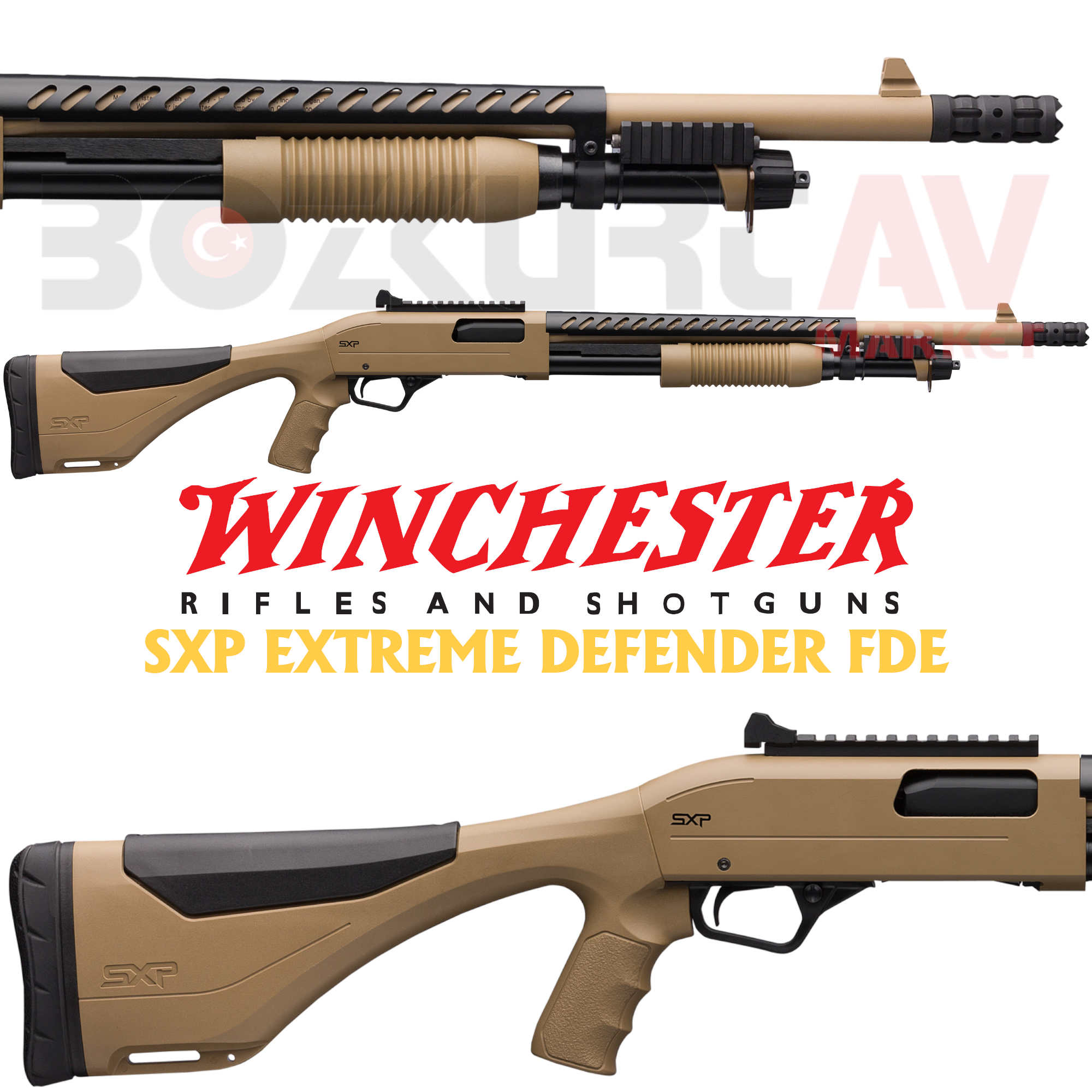 Winchester SXP Extreme Defender FDE Pompalı Av Tüfeği