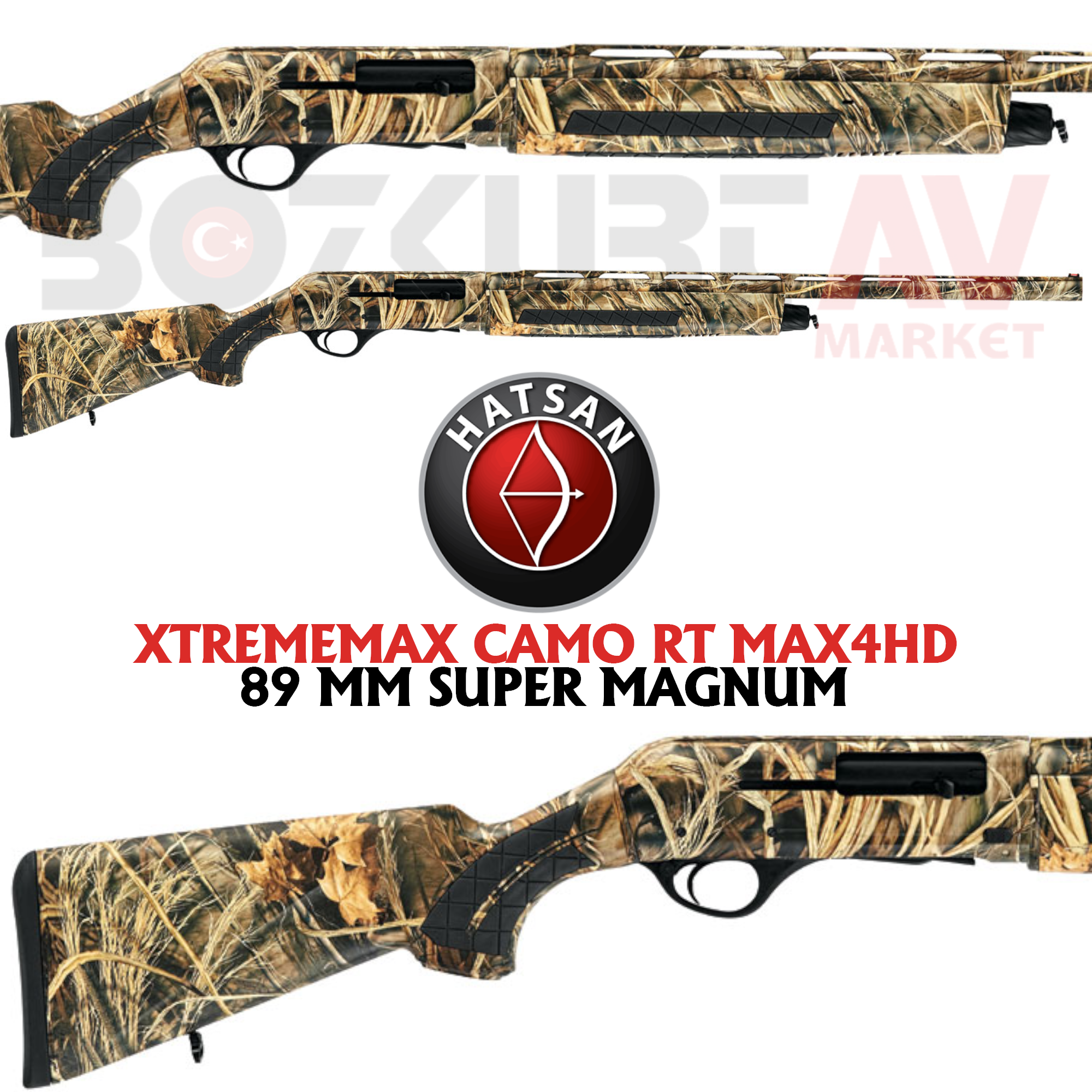 Hatsan Escort Magnum XtremeMAX Camo RealTree MAX4HD Otomatik Av Tüfeği