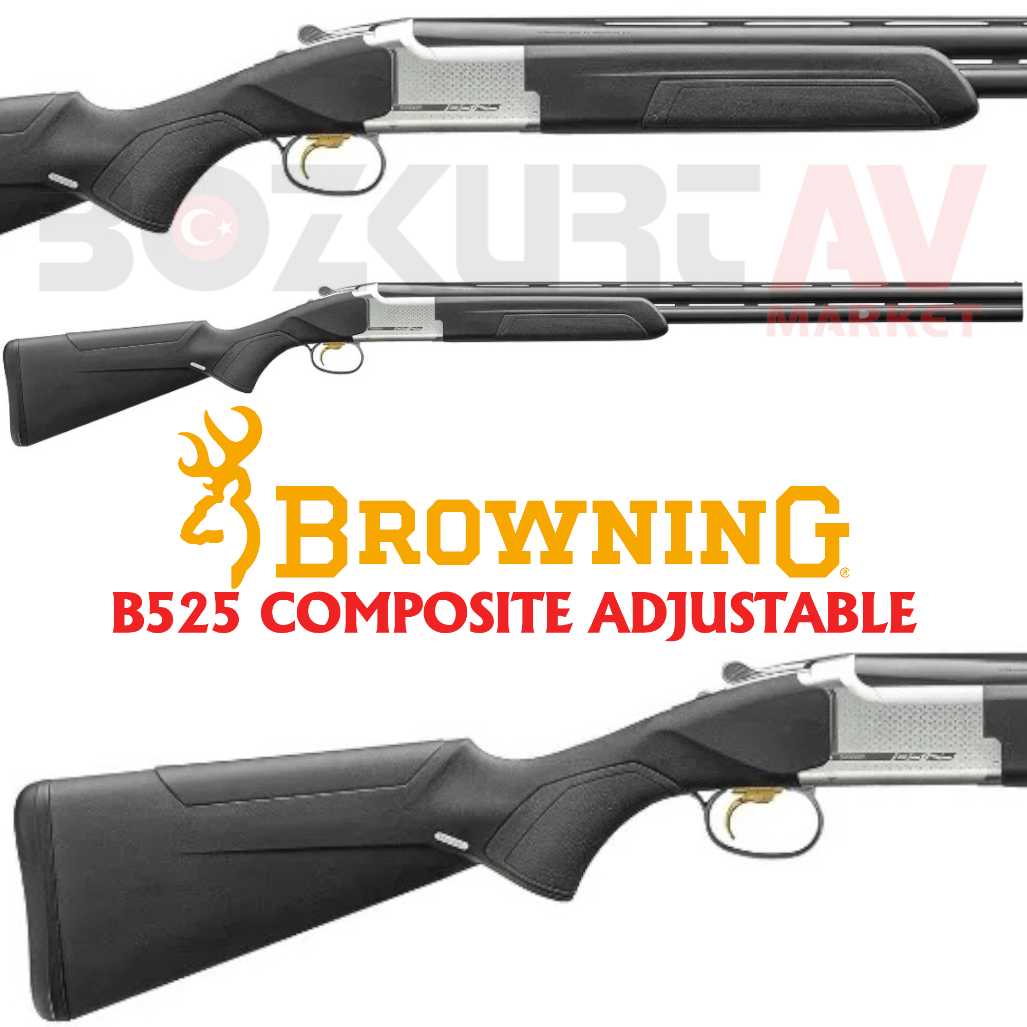 Browning B525 Composite Adj. Süperpoze Av Tüfeği