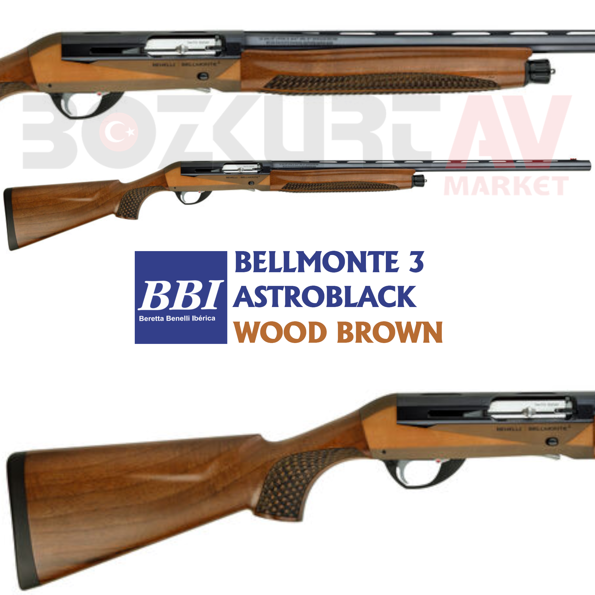 Benelli Bellmonte 3 Astroblack Wood Brown Otomatik Av Tüfeği