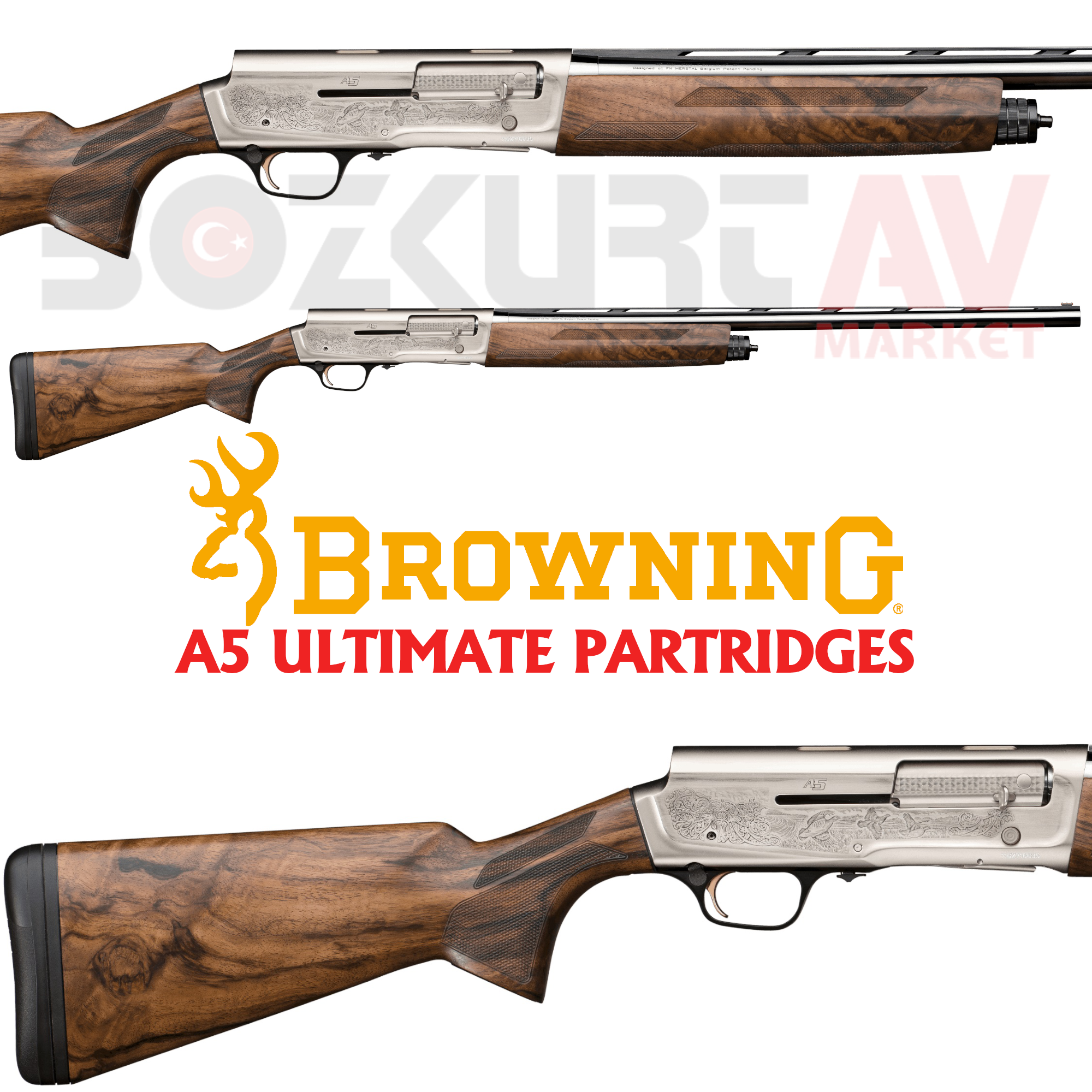 Browning A5 Ultimate Partridges Otomatik Av Tüfeği