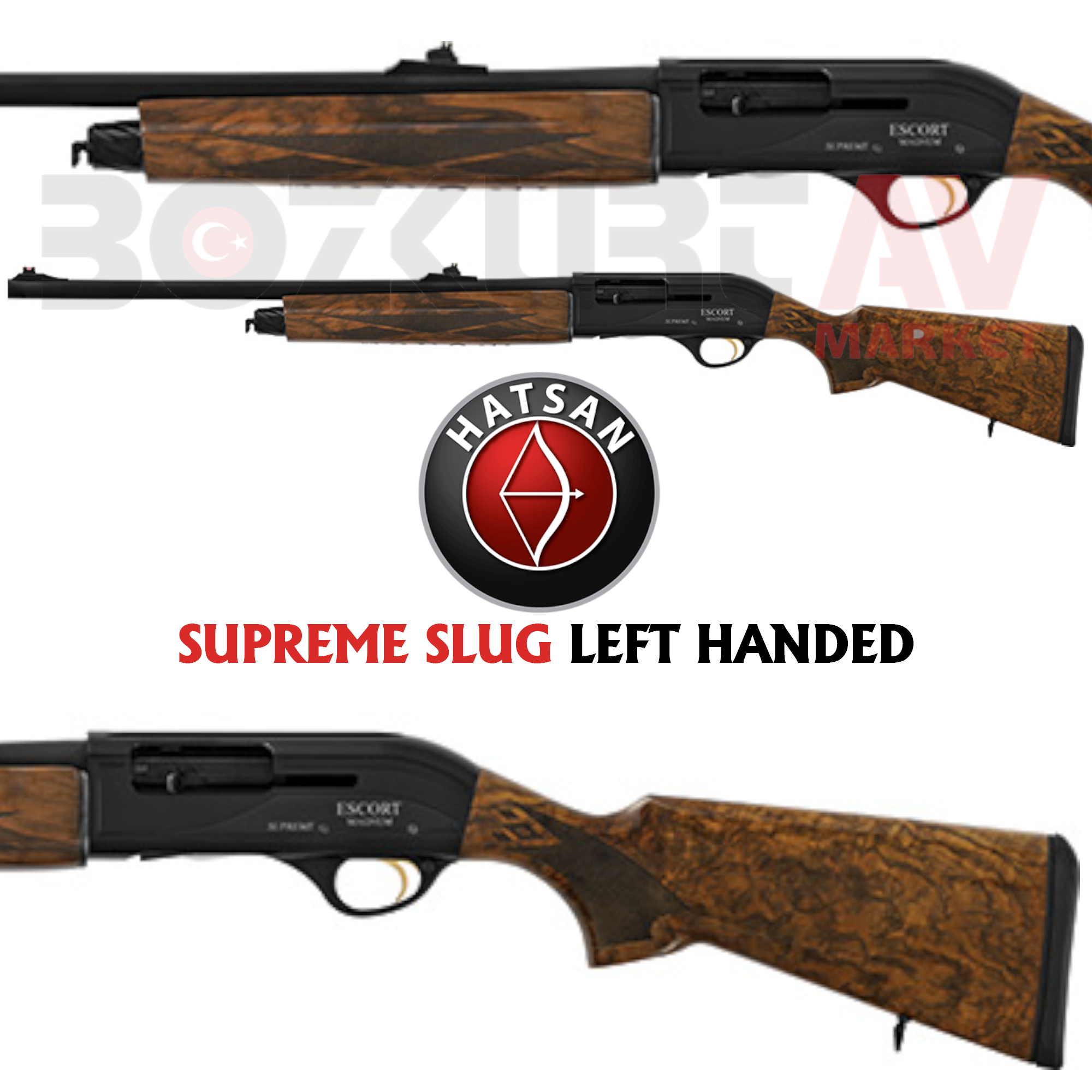 Hatsan Escort Magnum Supreme Slug LEFT Otomatik Av Tüfeği
