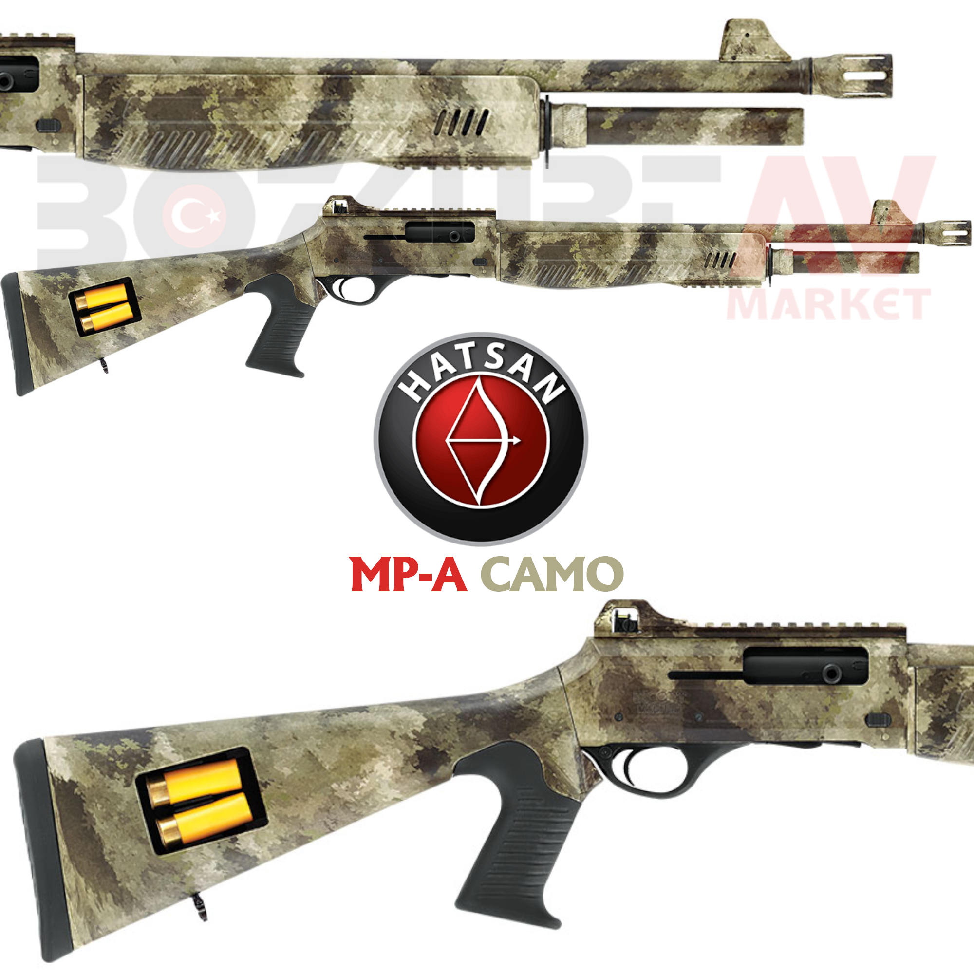 Hatsan Escort Magnum MP-A Camo Otomatik Av Tüfeği
