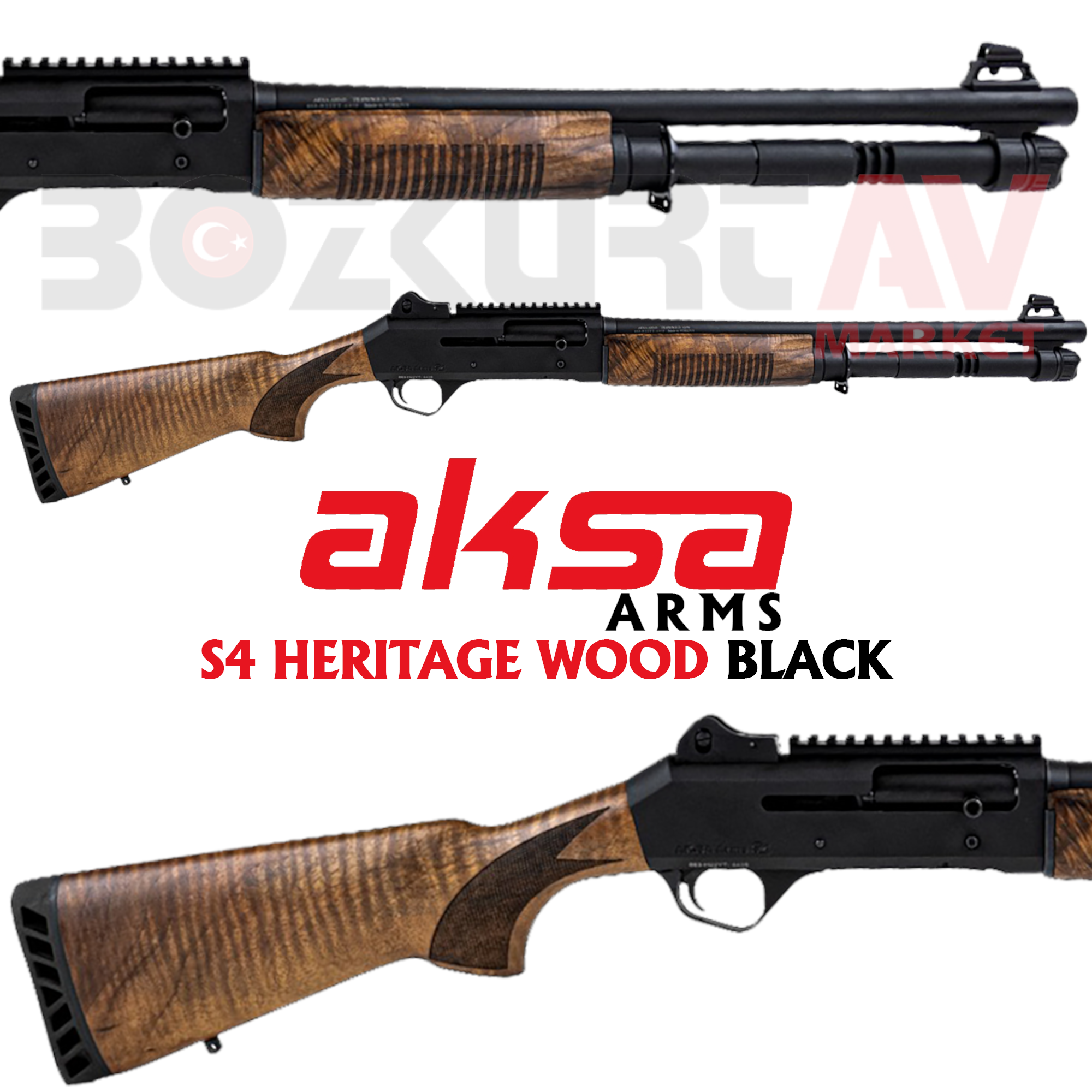Crossfire Wi S4 Heritage Wood Black Otomatik Av Tüfeği