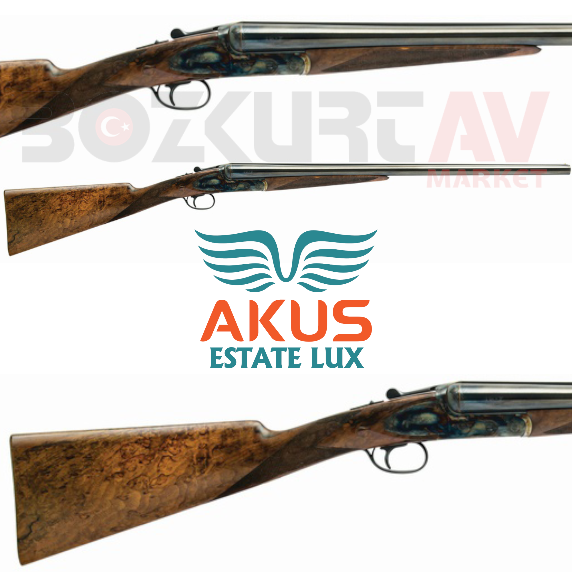 Akus Estate Lux Ejektörlü Çifte Av Tüfeği