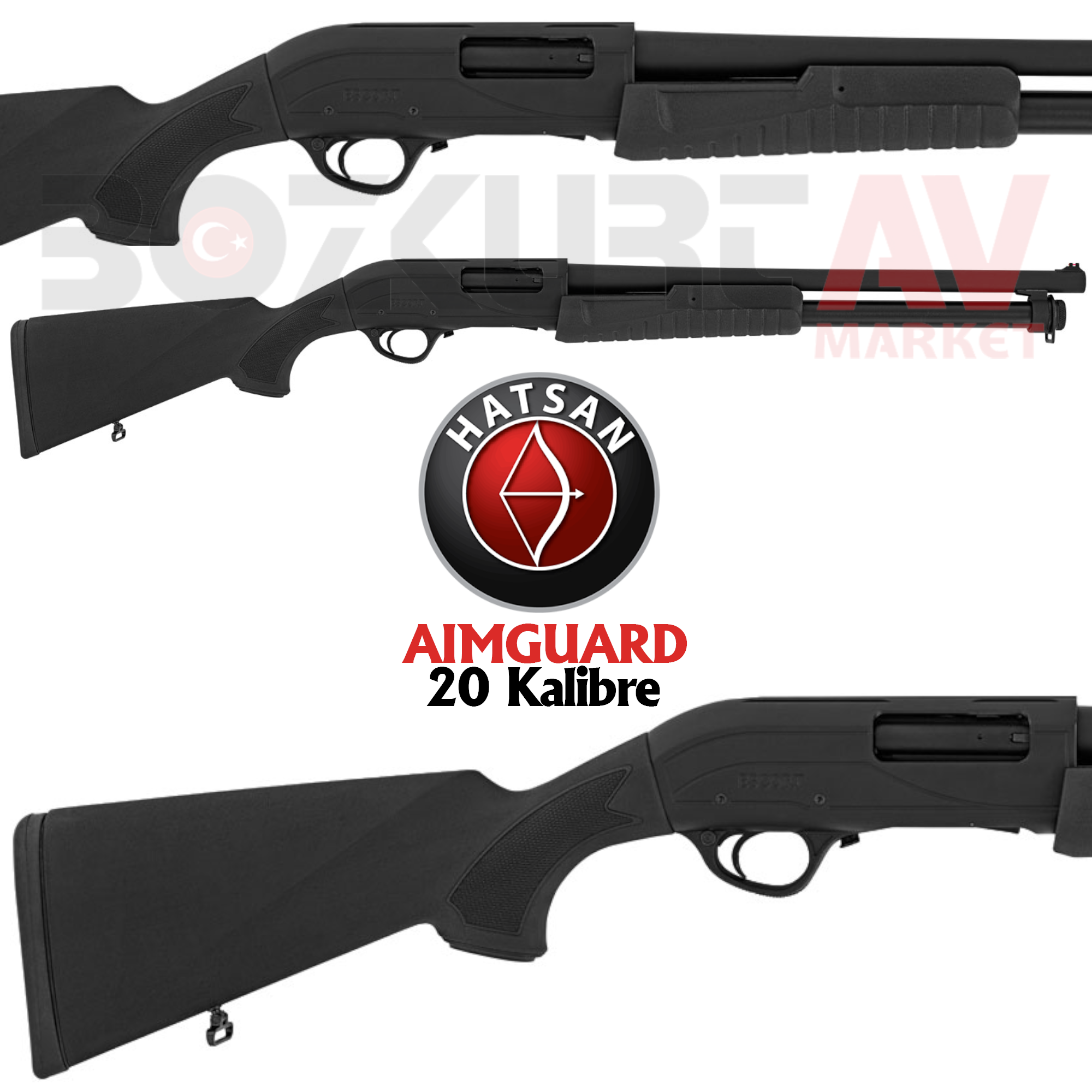 Hatsan Escort Magnum AimGuard 20 Kalibre Pompalı Av Tüfeği