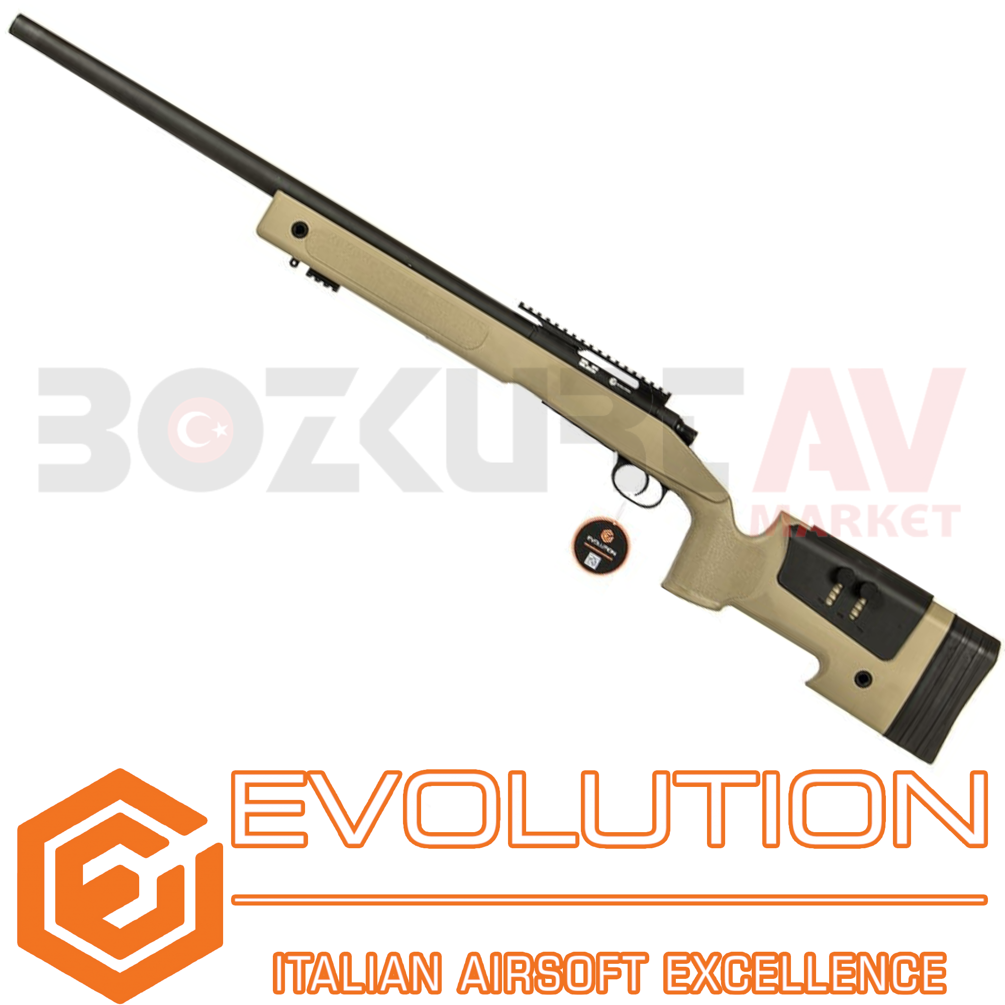 Evolution M40 Sniper Bolt Action Tan Airsoft Havalı Tüfek