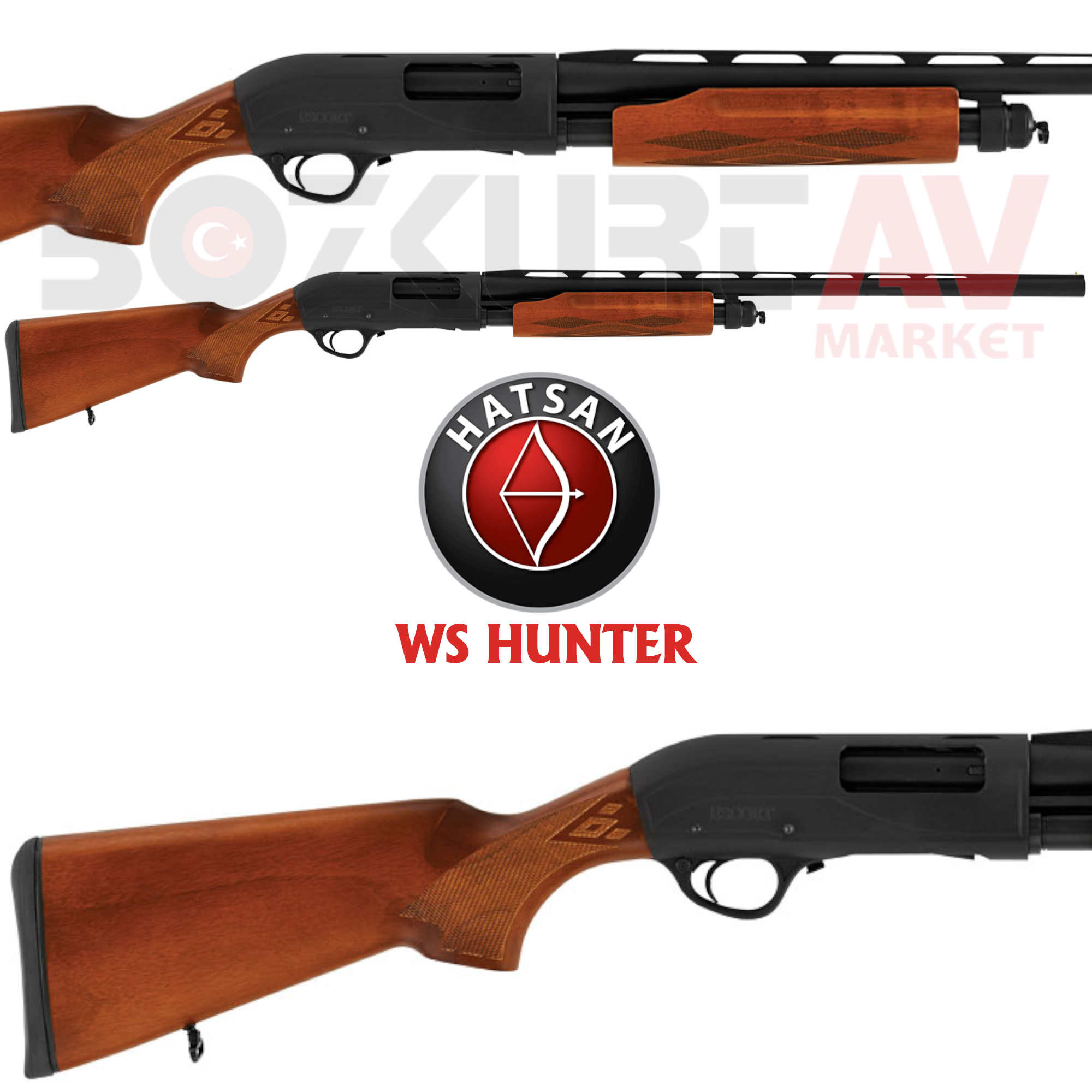 Hatsan Escort Magnum WS Hunter Pompalı Av Tüfeği