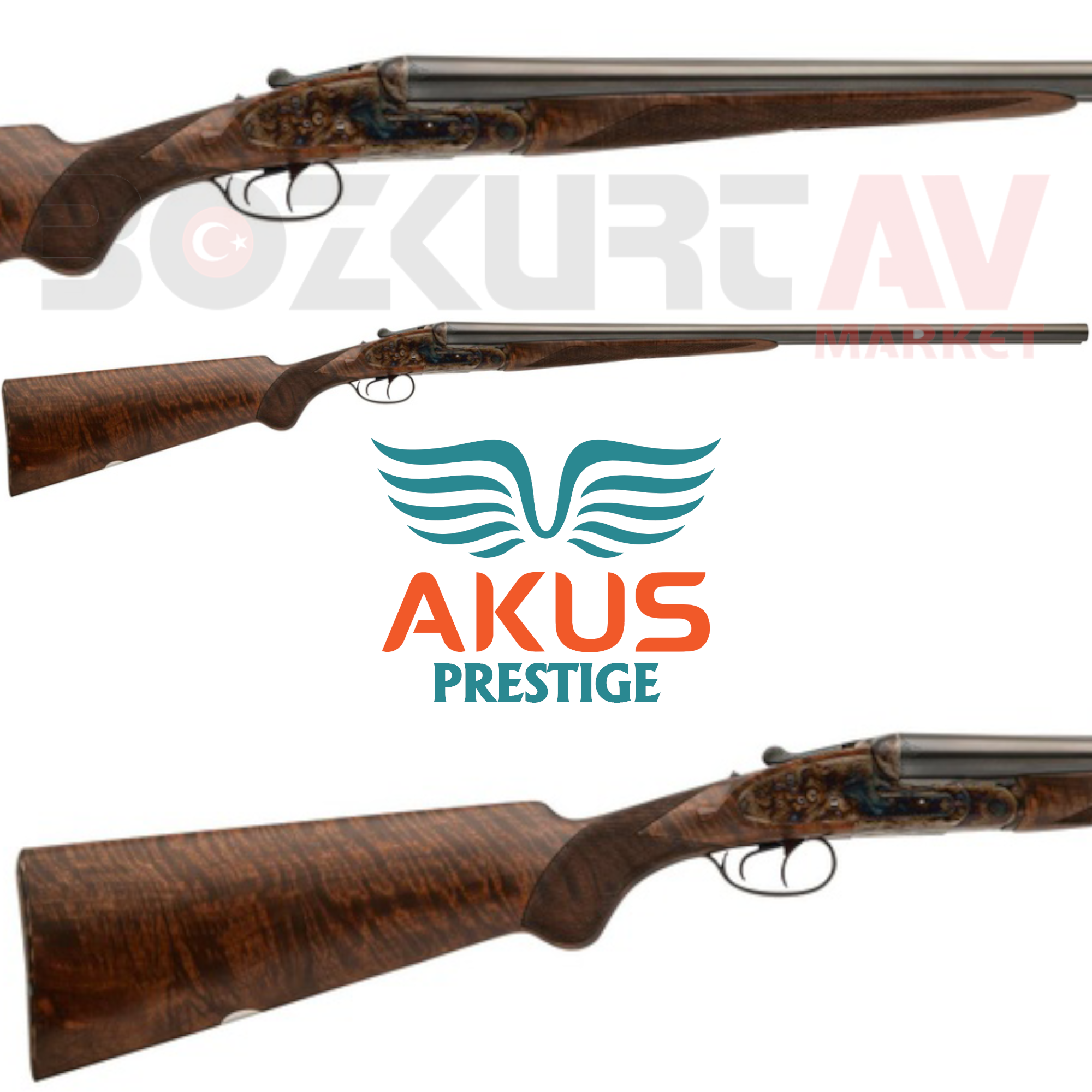 Akus Prestige Ejektörlü Çifte Av Tüfeği