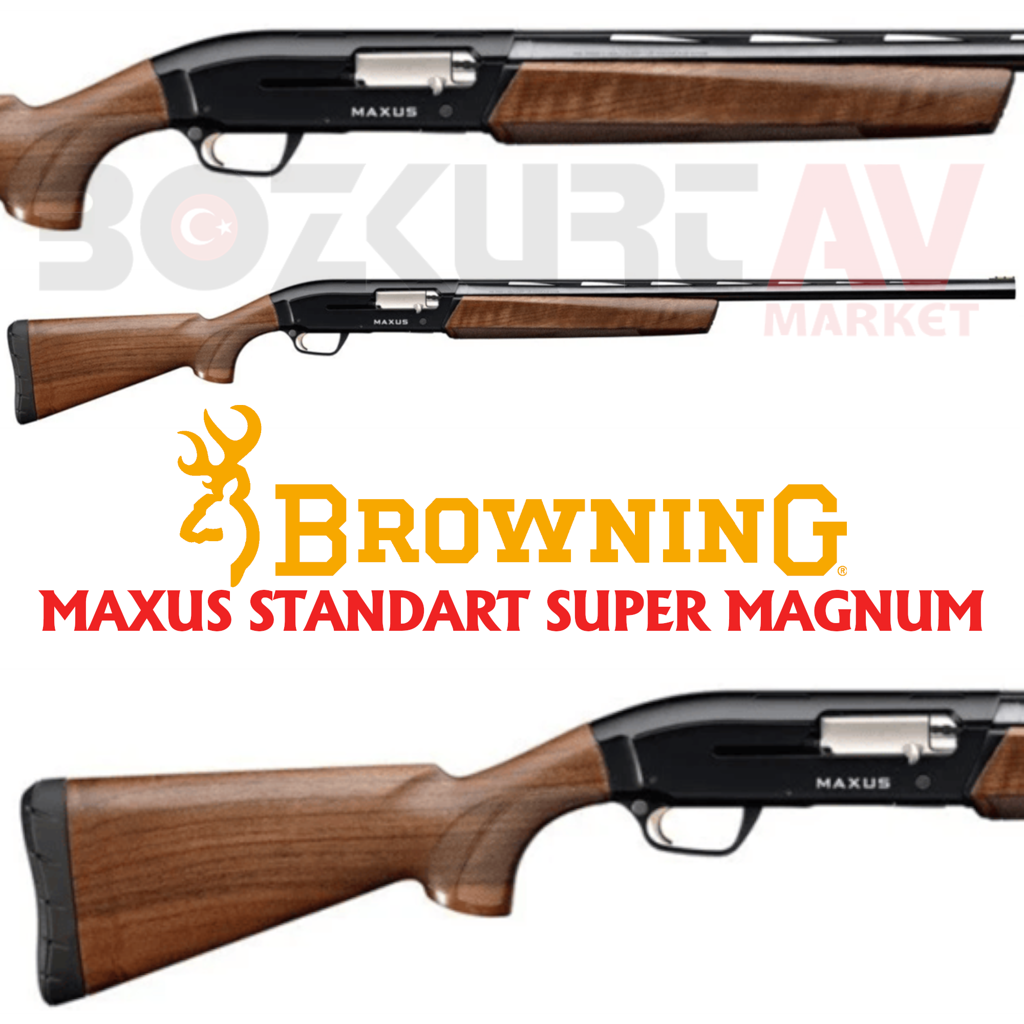 Browning Maxus Standart Super Magnum Otomatik Av Tüfeği