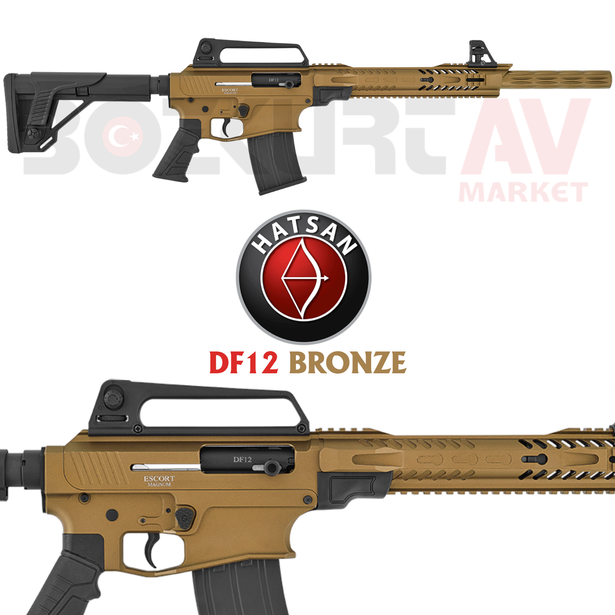 Hatsan Escort Magnum DF12 Bronze Otomatik Av Tüfeği