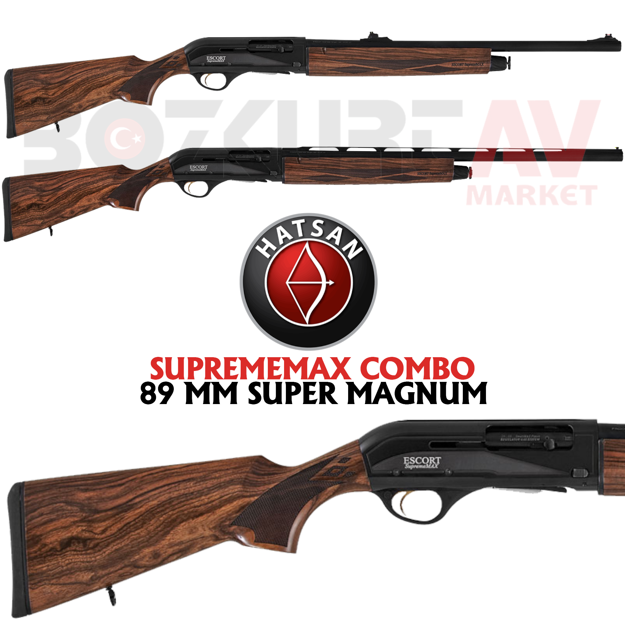 Hatsan Escort Magnum SupremeMAX COMBO Otomatik Av Tüfeği