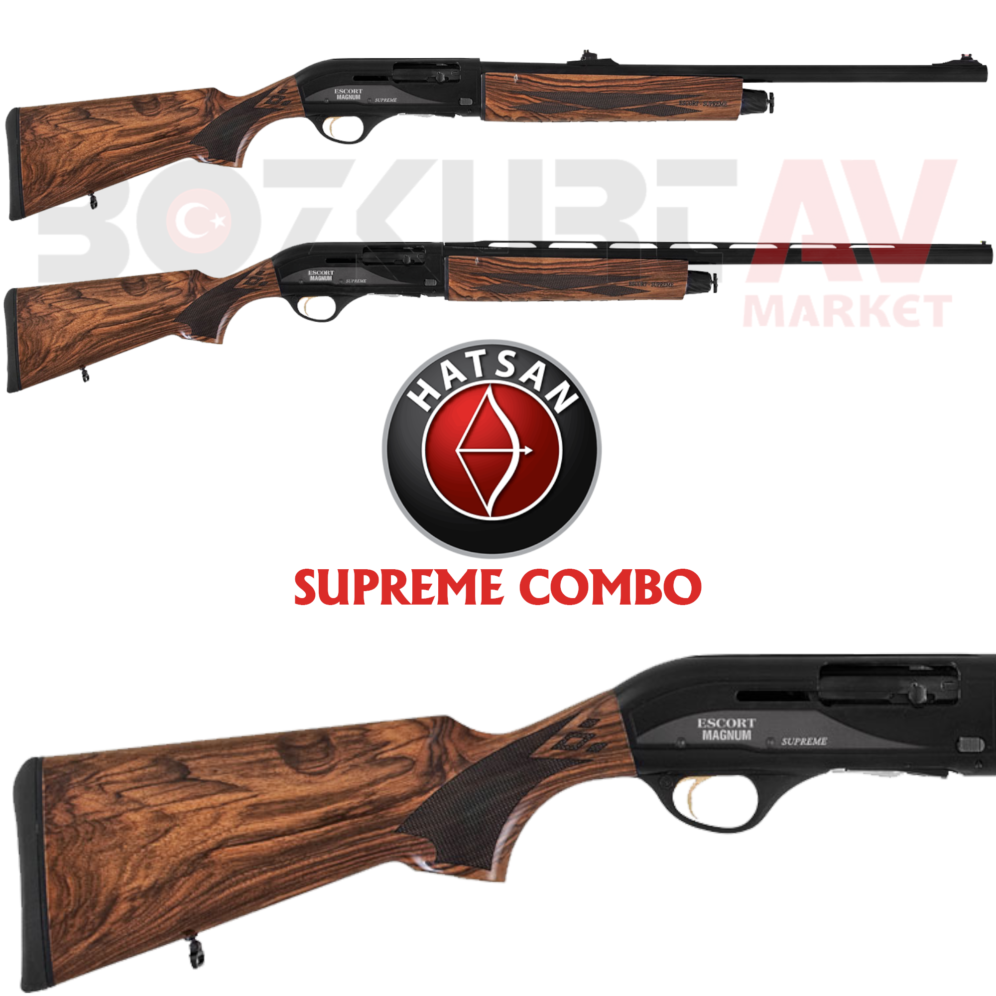 Hatsan Escort Magnum Supreme COMBO Otomatik Av Tüfeği