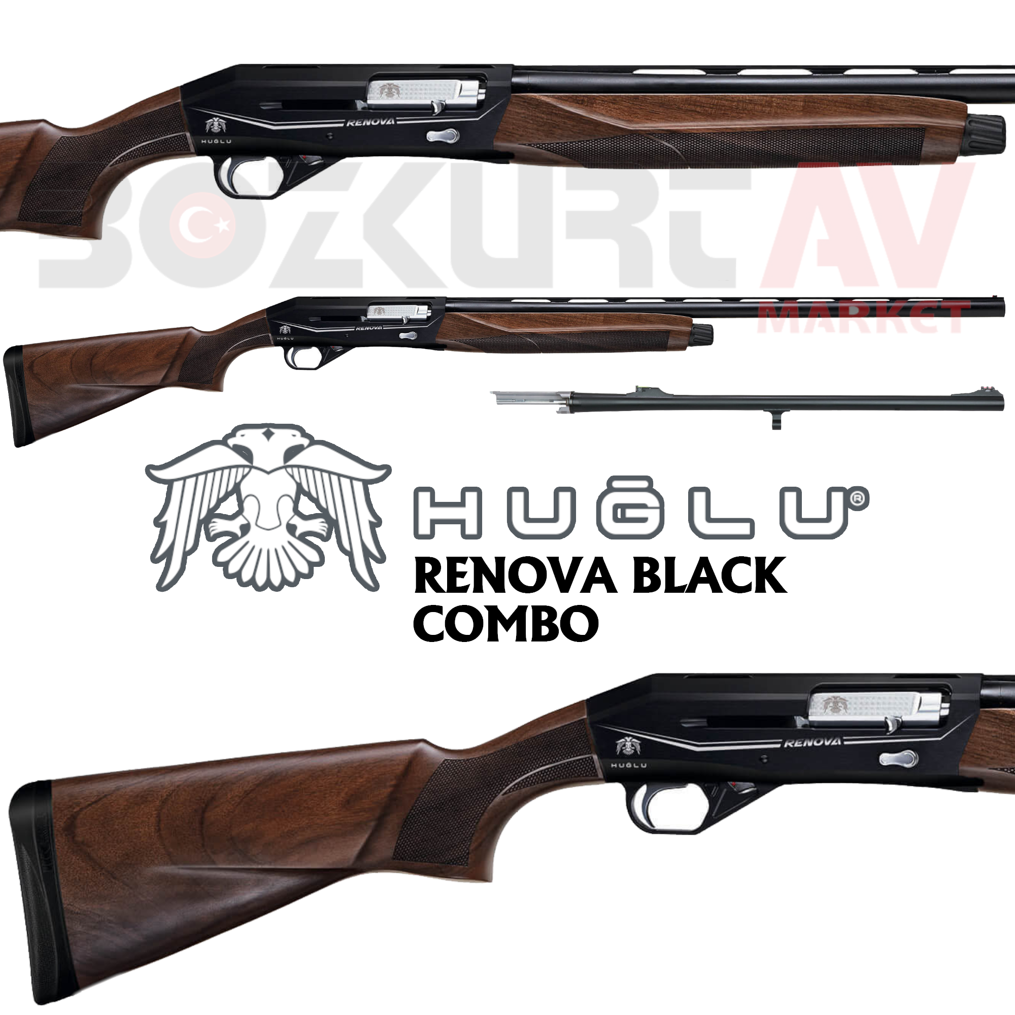 Huğlu Renova Black COMBO Otomatik Av Tüfeği