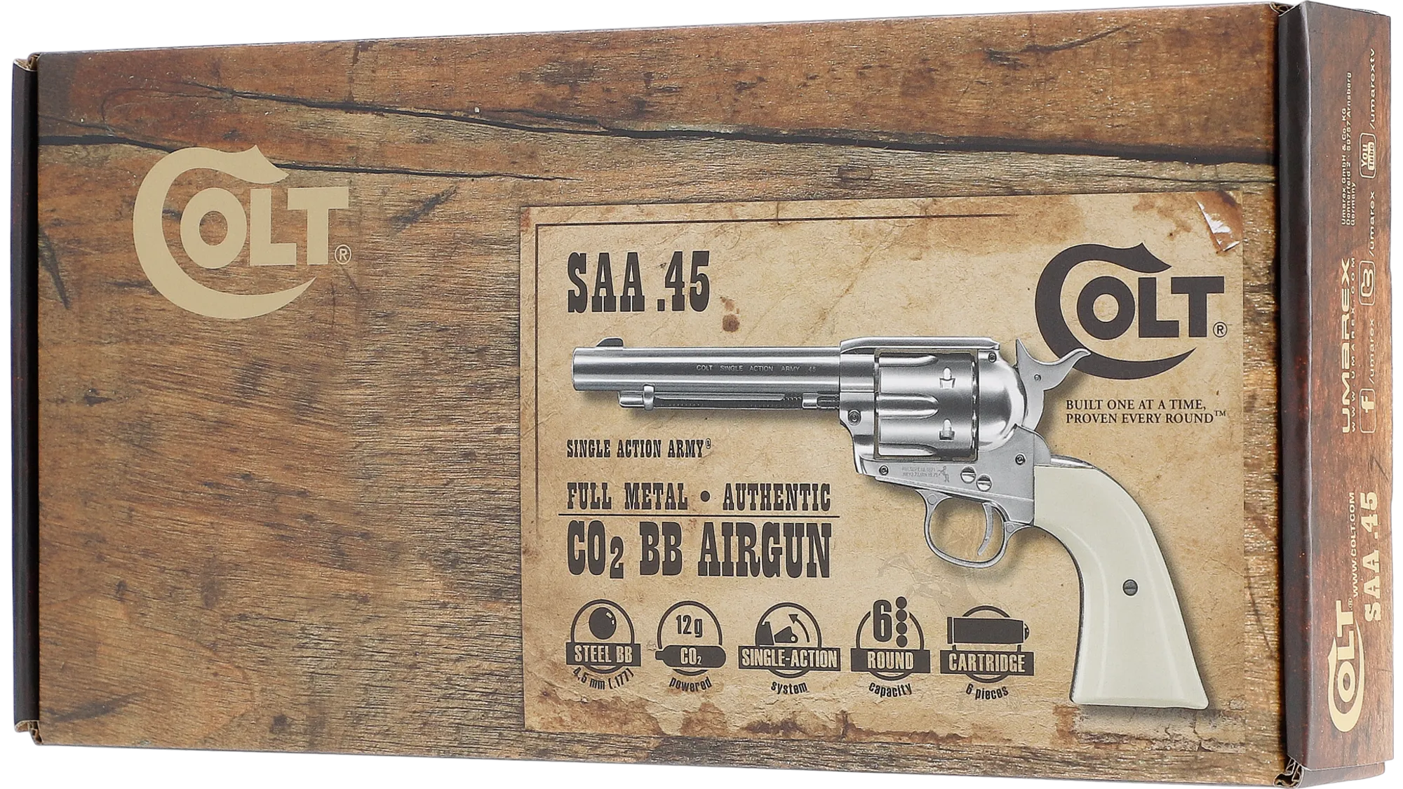 En ucuz Colt Single Action Army 45 Nickel 5,5