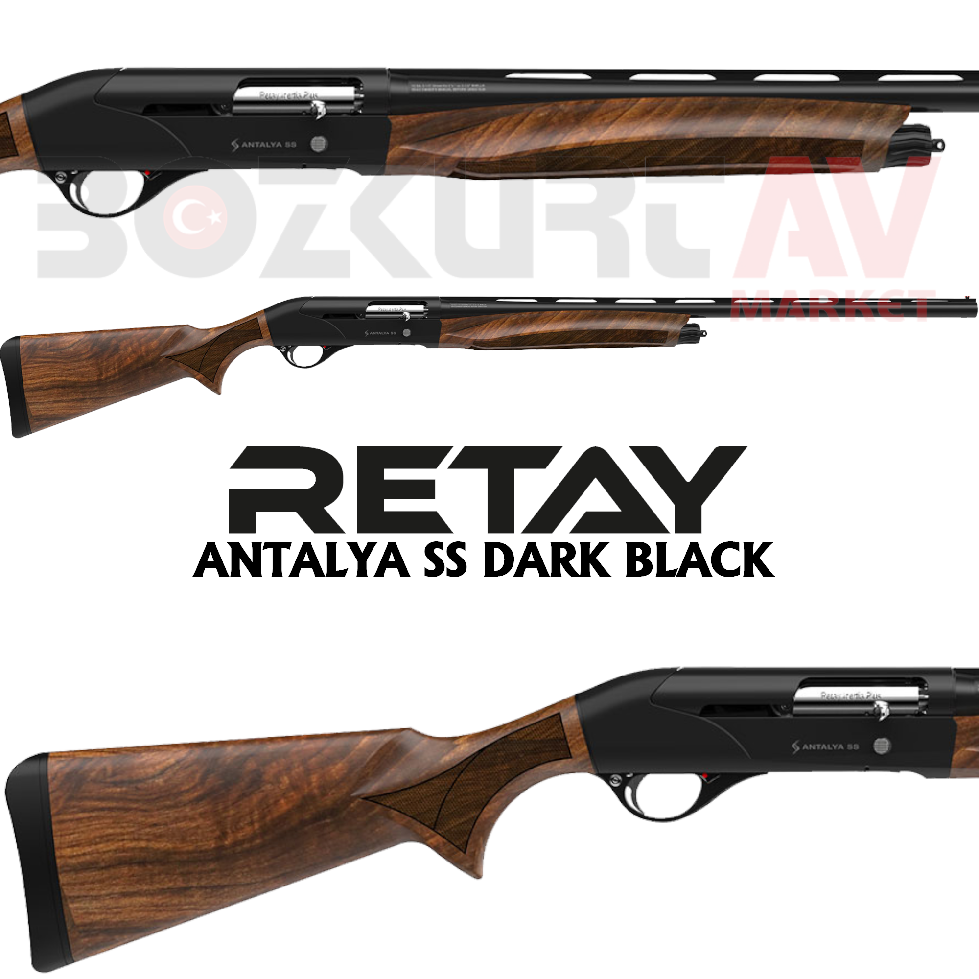 Retay Arms Antalya SS Dark Black Otomatik Av Tüfeği