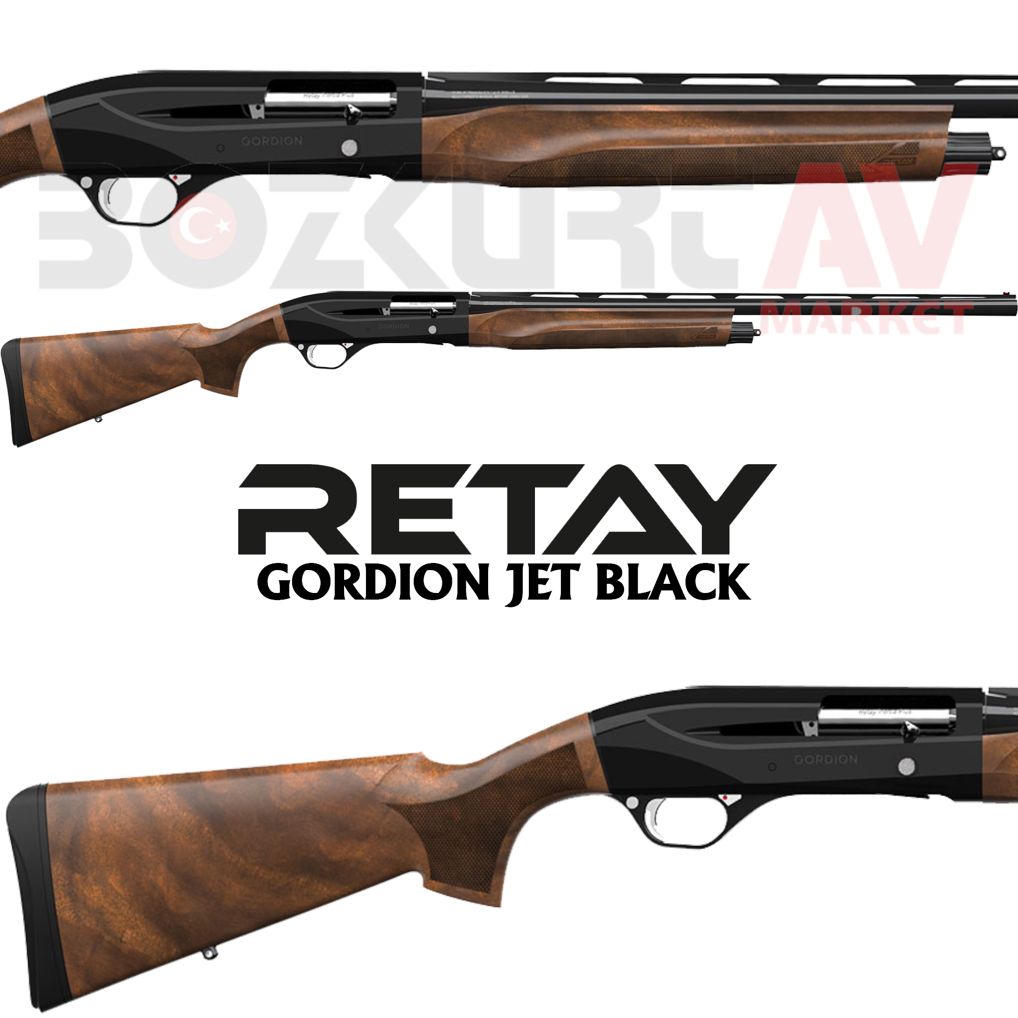 Retay Arms Gordion Jet Black Otomatik Av Tüfeği